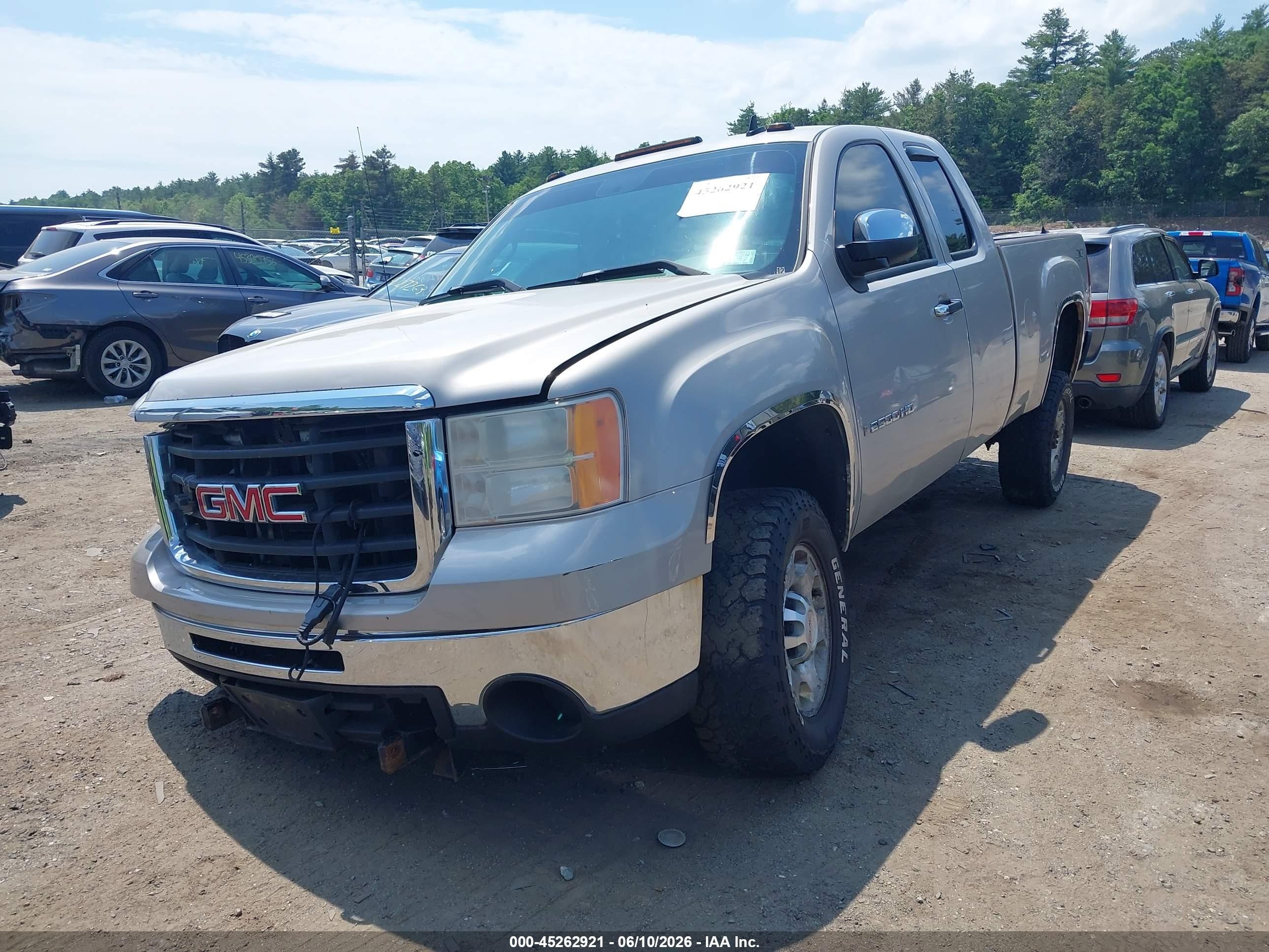 2008 Gmc Sierra 2500hd Work Truck Beige vin: 1GTHK29K18E170072