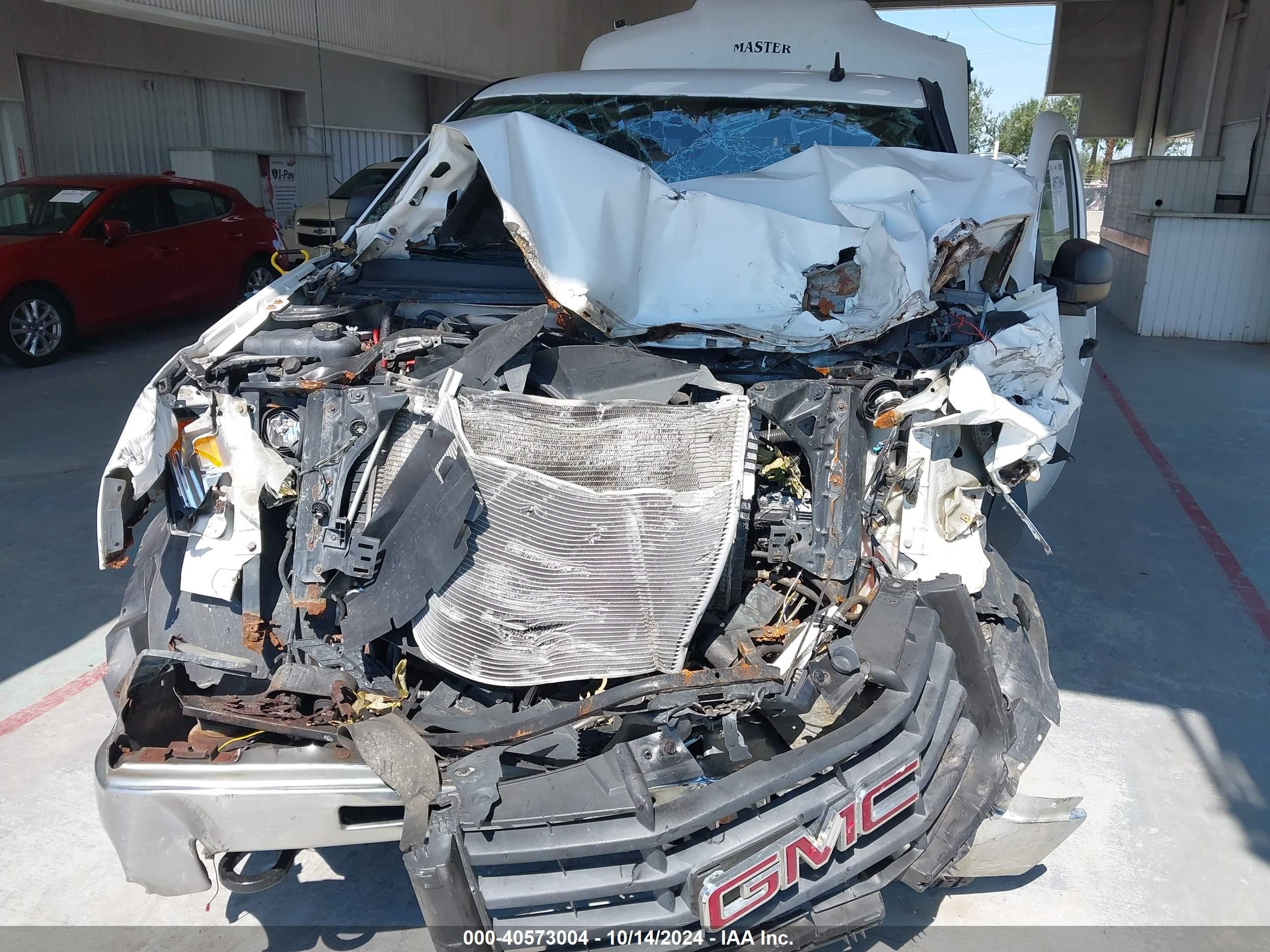 2008 Gmc Sierra 2500hd Work Truck White vin: 1GTHK29K88E101945