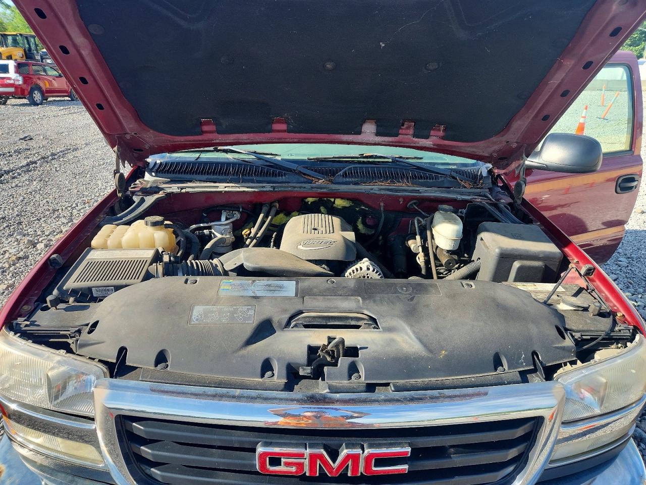 2005 Gmc Sierra K2500 Heavy Duty Burgundy vin: 1GTHK29U05E343948