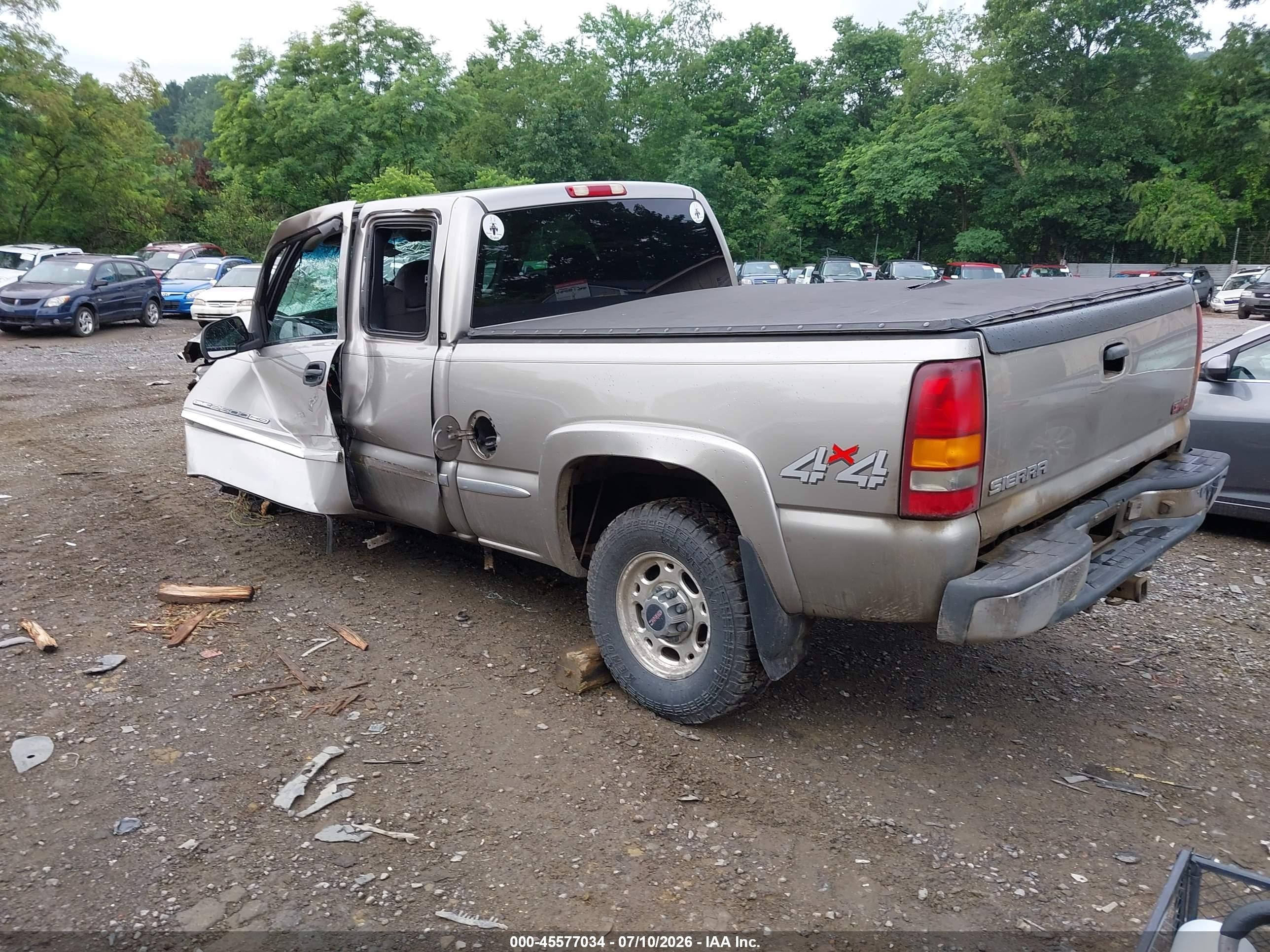 2002 Gmc Sierra 2500hd Sle Beige vin: 1GTHK29U12E146752