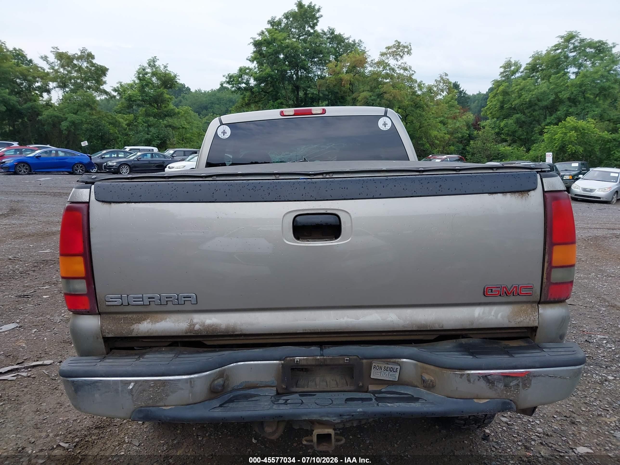 2002 Gmc Sierra 2500hd Sle Beige vin: 1GTHK29U12E146752
