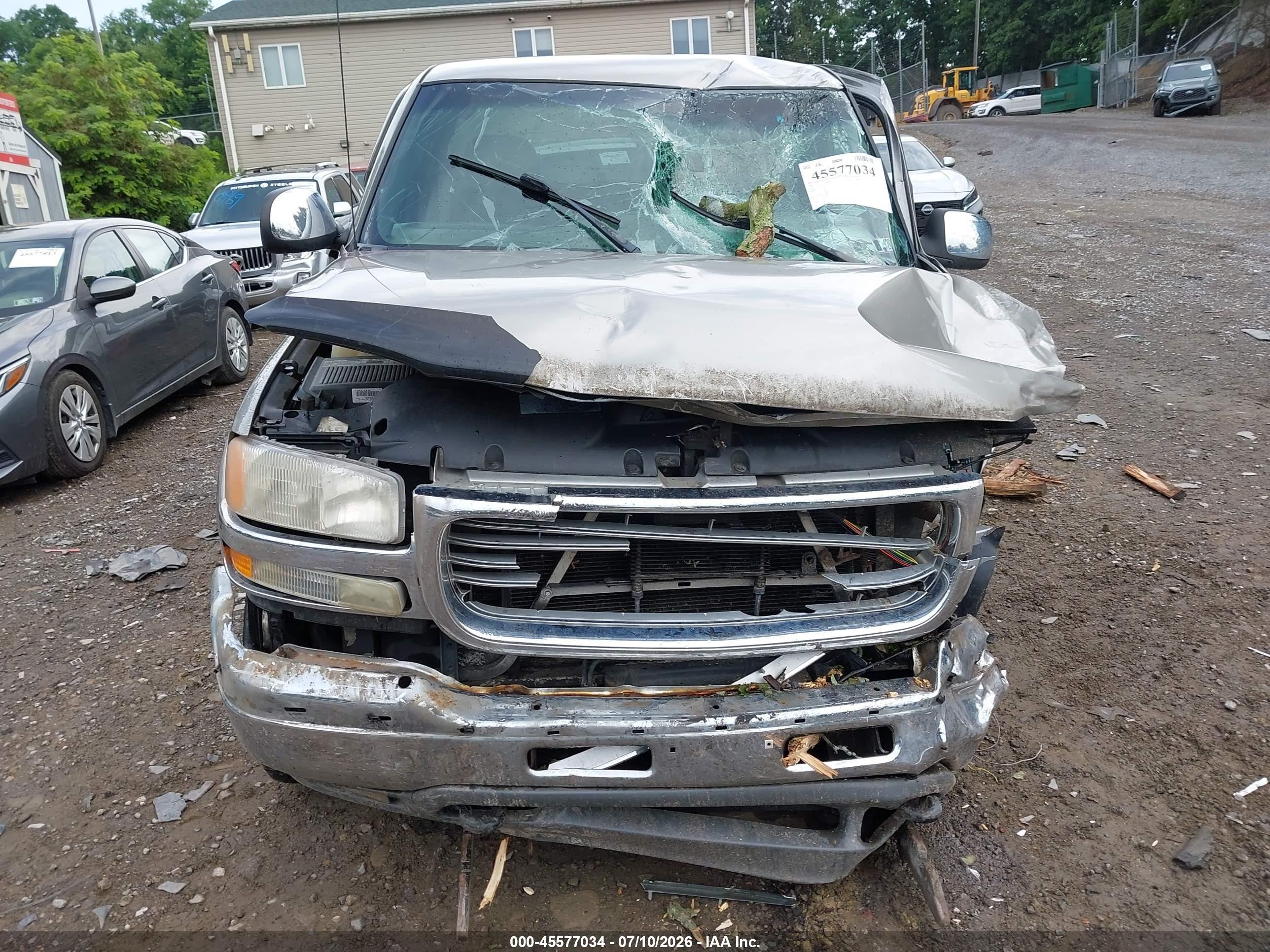 2002 Gmc Sierra 2500hd Sle Beige vin: 1GTHK29U12E146752