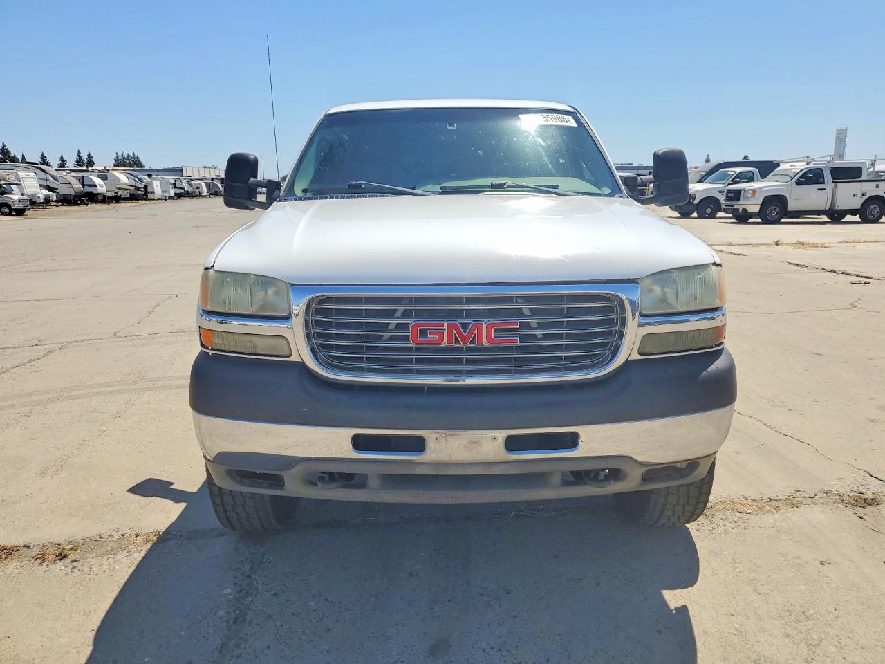 2002 Gmc Sierra K2500 Heavy Duty White vin: 1GTHK29U12E264980