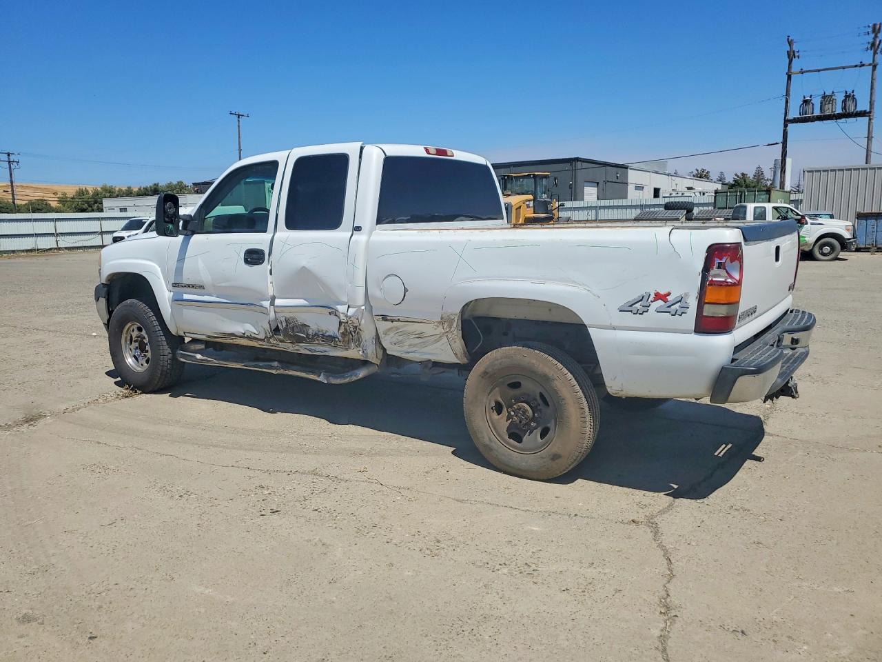 2002 Gmc Sierra K2500 Heavy Duty White vin: 1GTHK29U12E264980