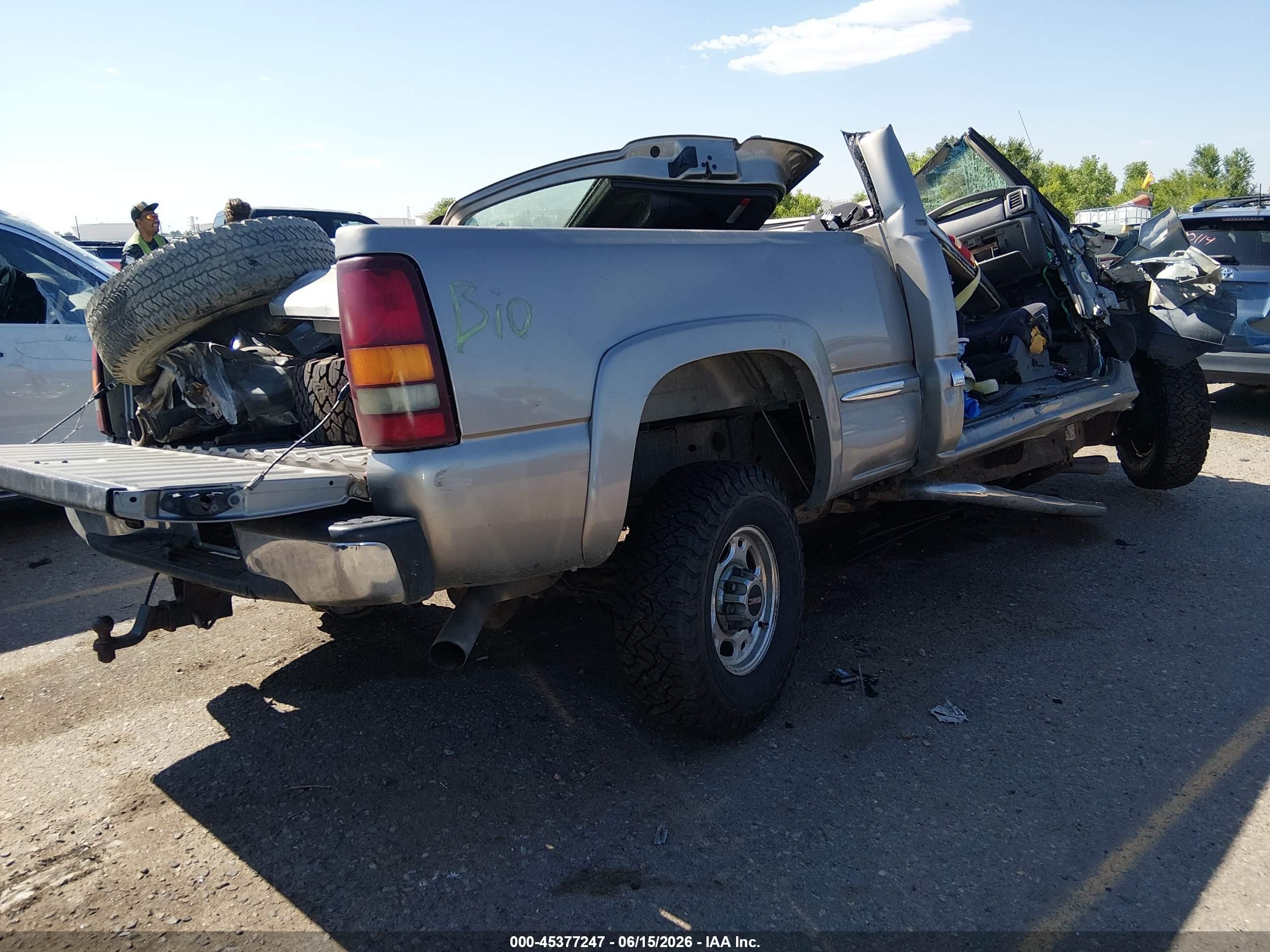 2002 Gmc Sierra 2500hd Sle Champagne vin: 1GTHK29U22Z283353