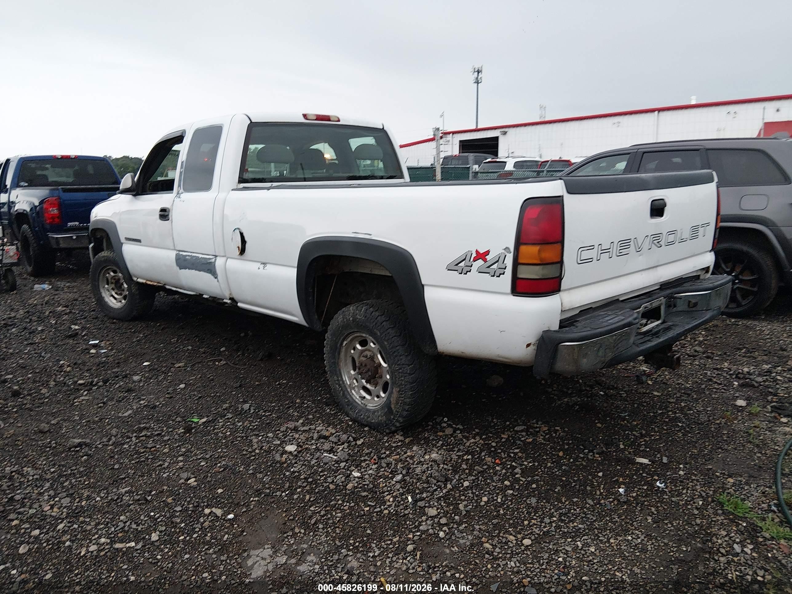 2006 Gmc Sierra 2500hd Sl White vin: 1GTHK29U26E200954