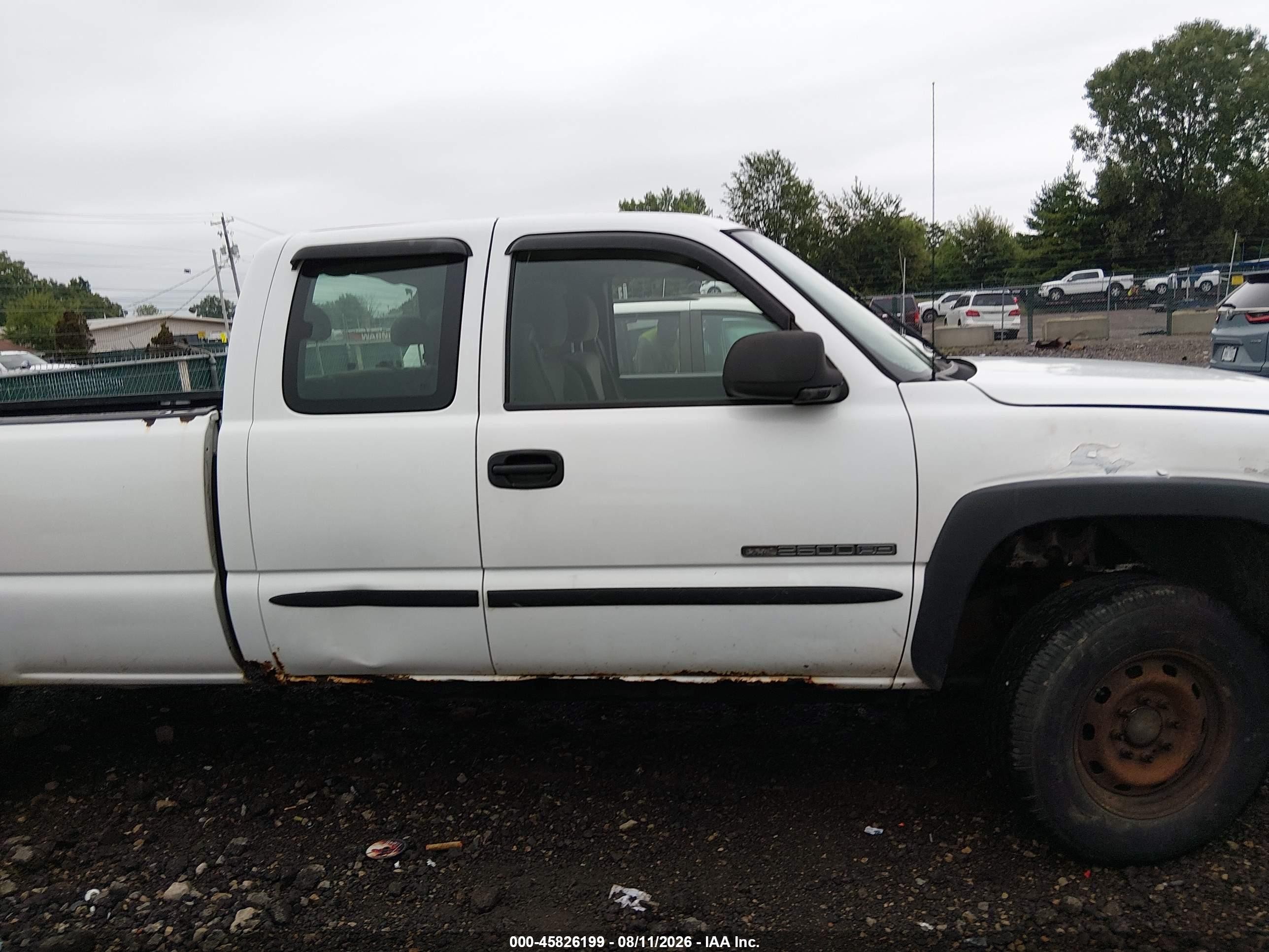 2006 Gmc Sierra 2500hd Sl White vin: 1GTHK29U26E200954
