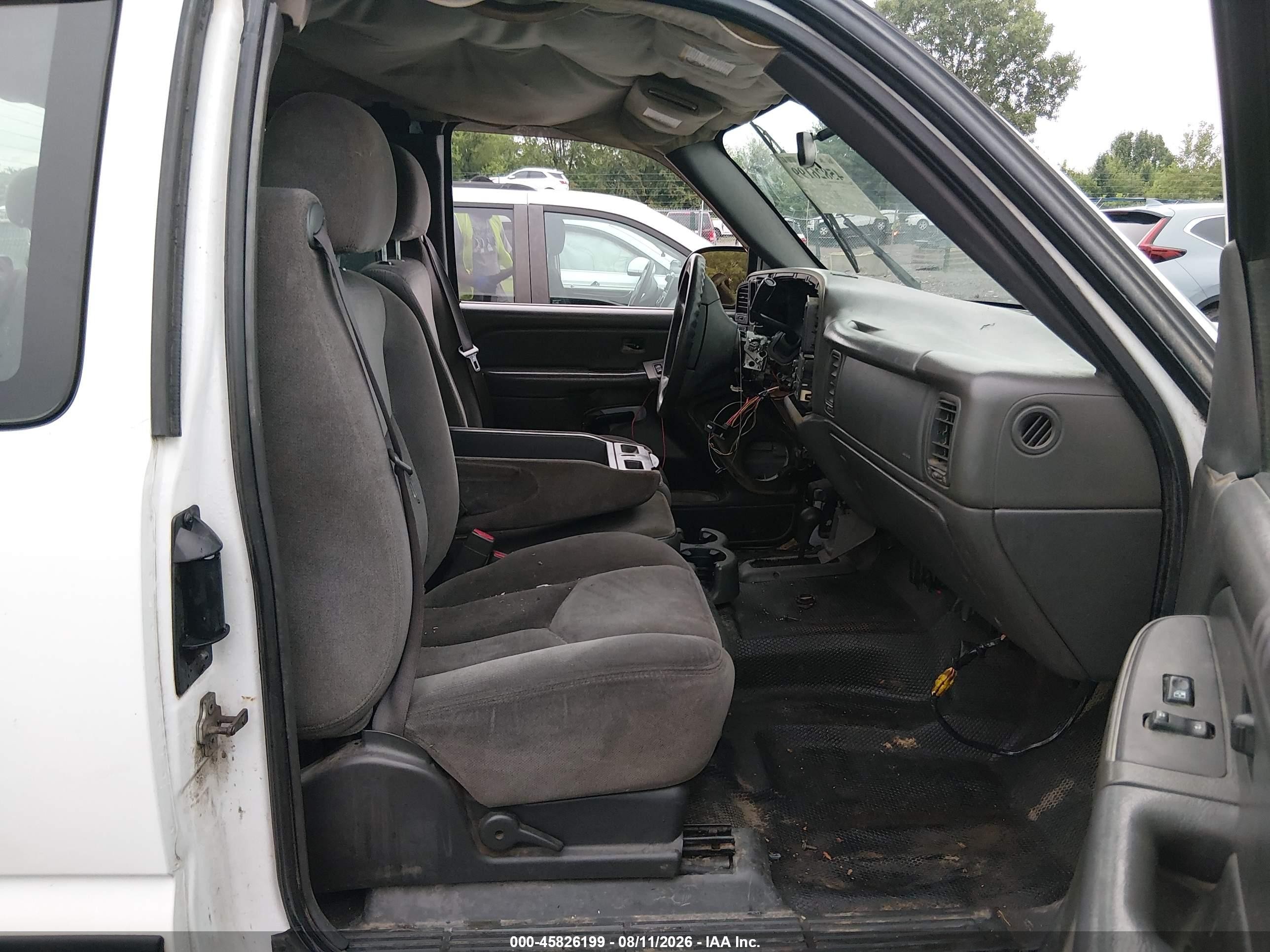 2006 Gmc Sierra 2500hd Sl White vin: 1GTHK29U26E200954