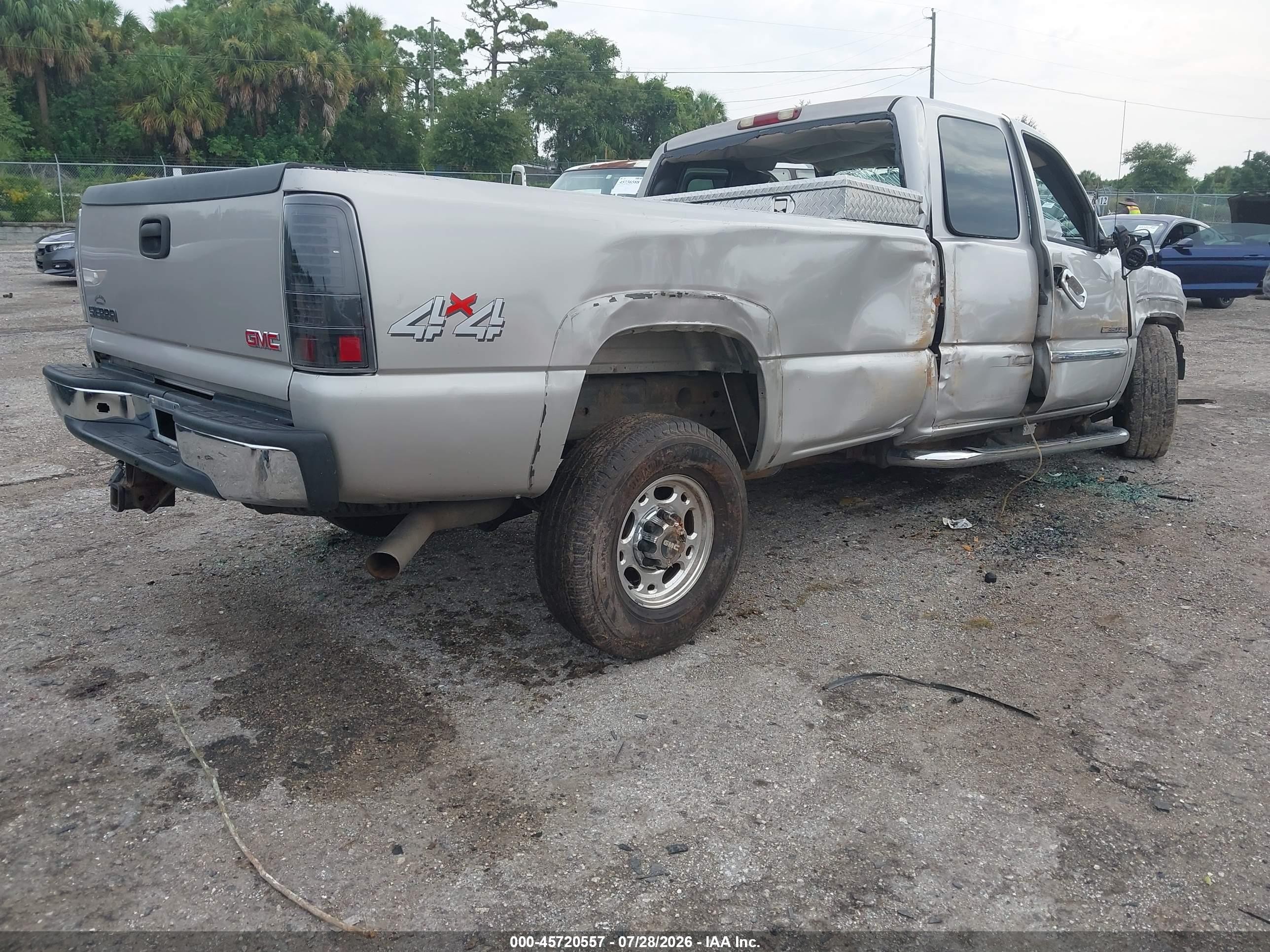 2004 Gmc Sierra 2500hd Sle Beige vin: 1GTHK29U34E392852