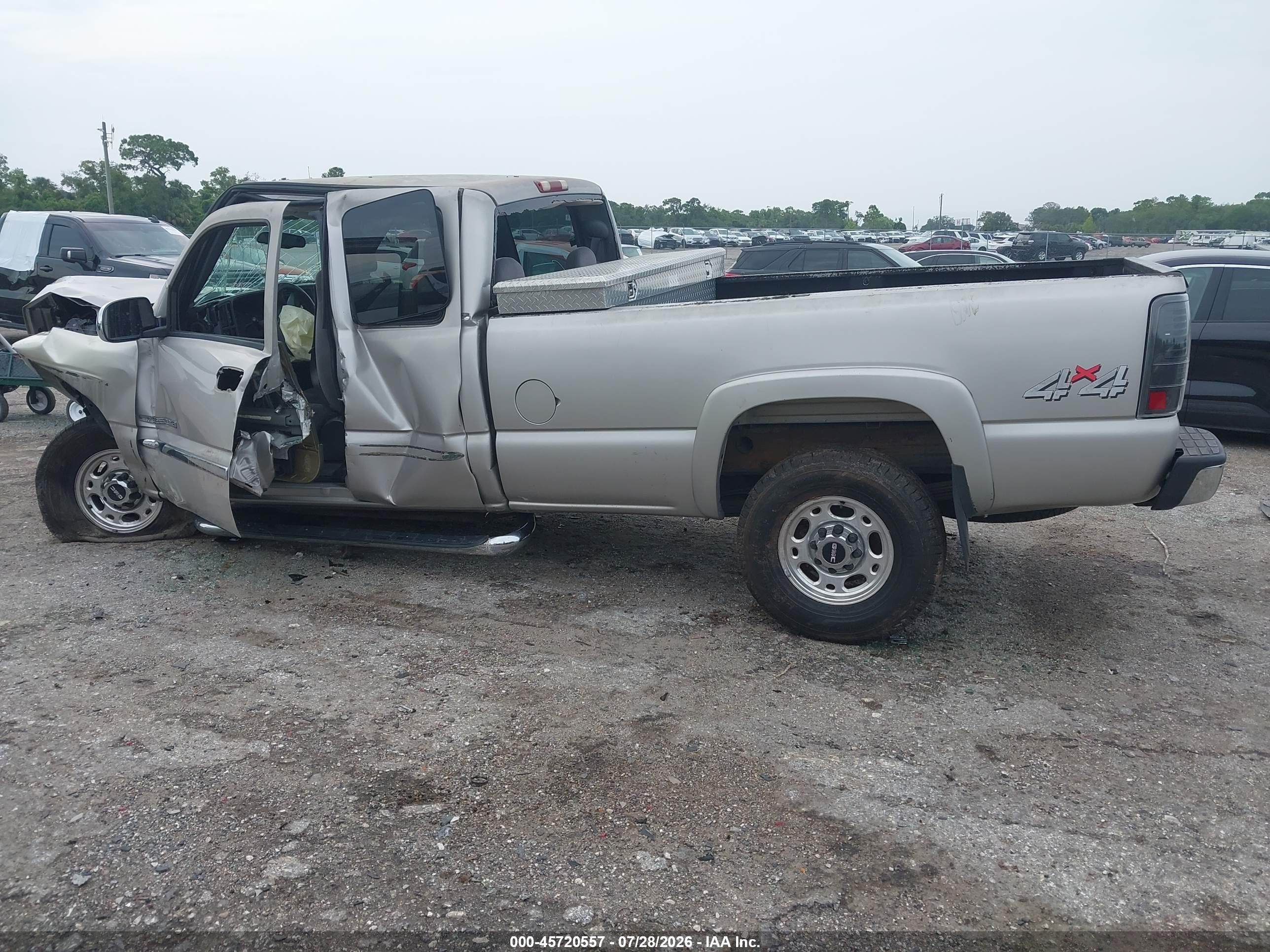 2004 Gmc Sierra 2500hd Sle Beige vin: 1GTHK29U34E392852