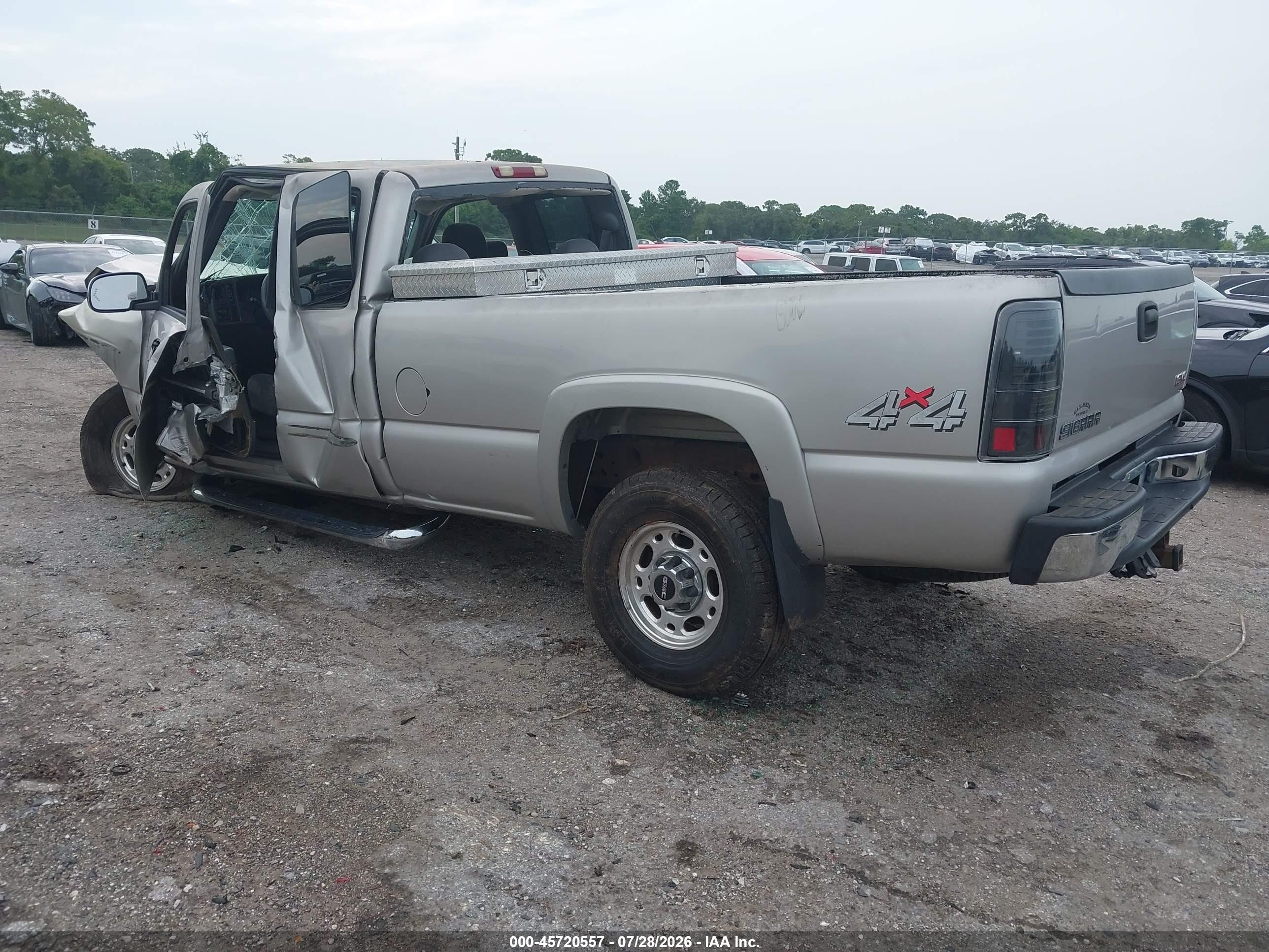 2004 Gmc Sierra 2500hd Sle Beige vin: 1GTHK29U34E392852