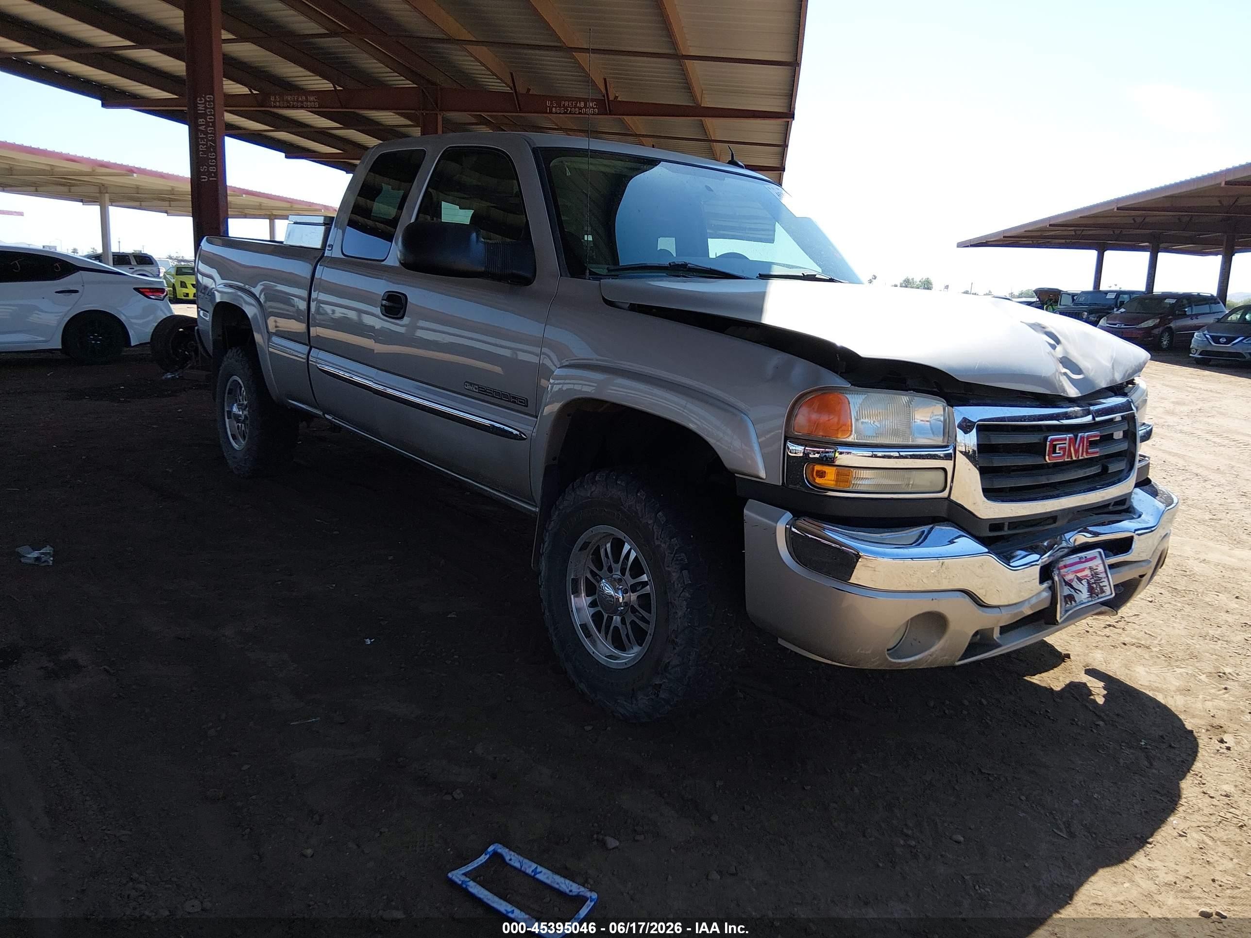 2005 Gmc Sierra 2500hd Sle Silver vin: 1GTHK29U35E257307