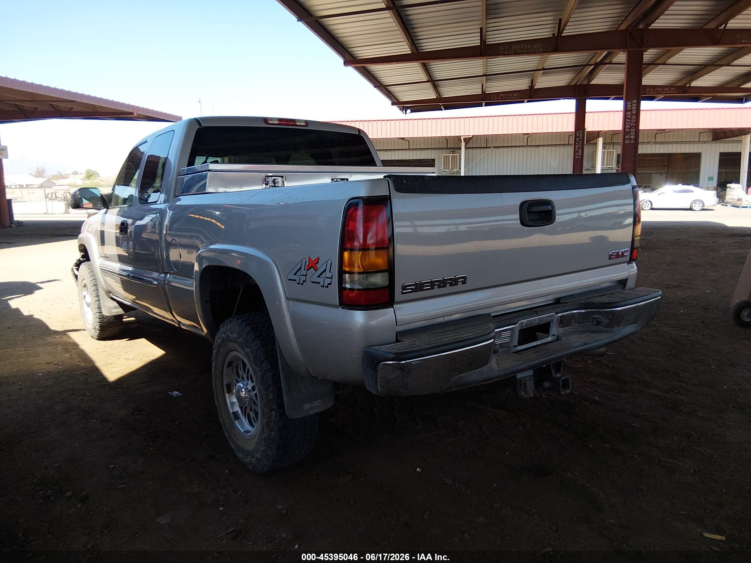 2005 Gmc Sierra 2500hd Sle Silver vin: 1GTHK29U35E257307