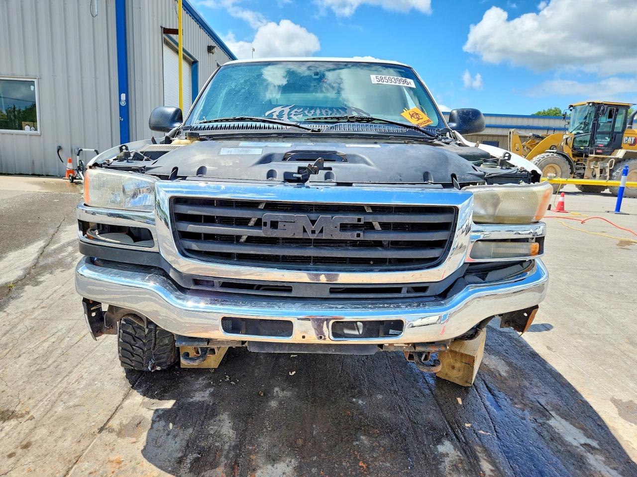 2005 Gmc Sierra K2500 Heavy Duty White vin: 1GTHK29U35E293319