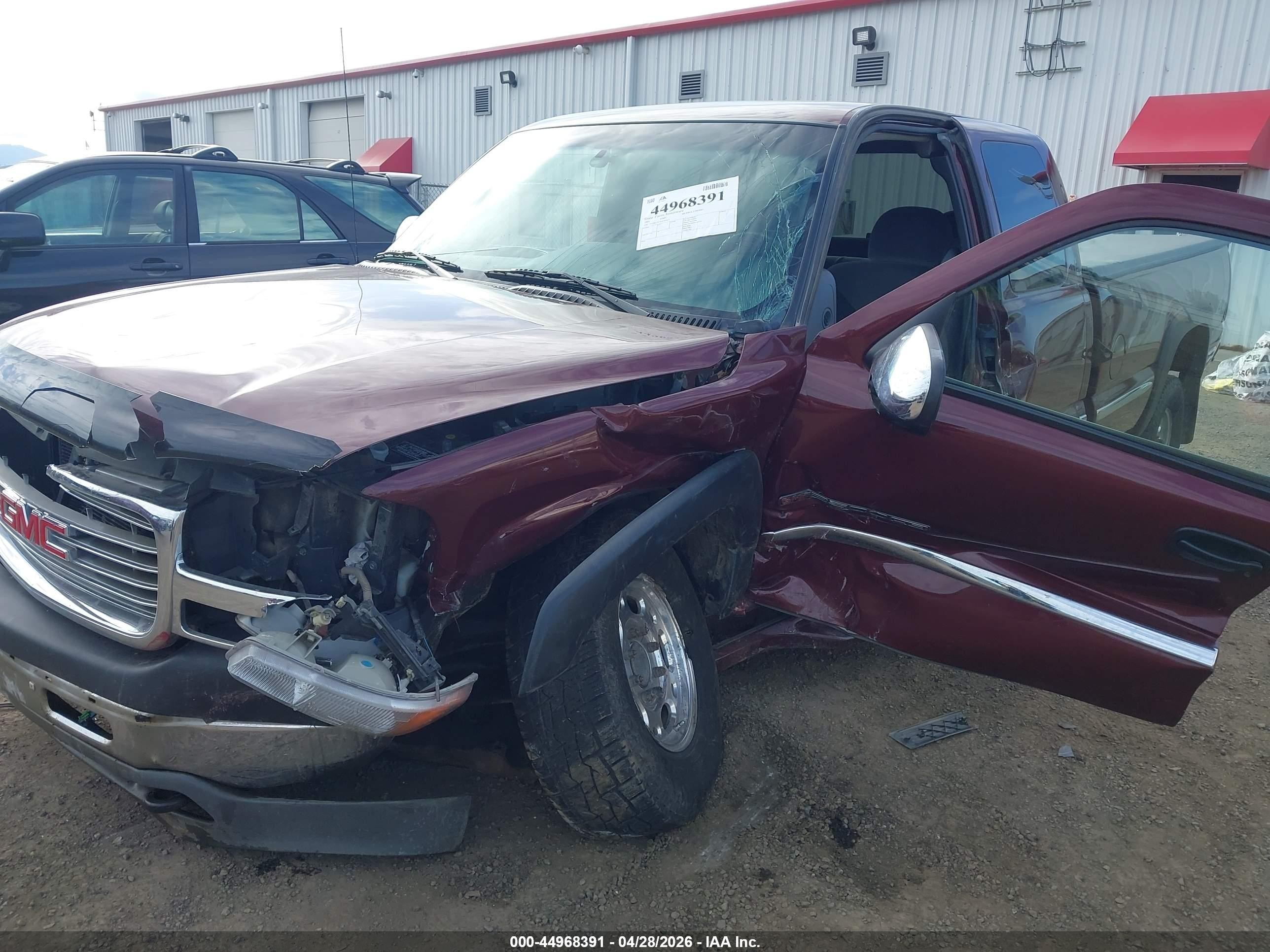 2001 Gmc Sierra 2500hd Sle Burgundy vin: 1GTHK29U41E221457