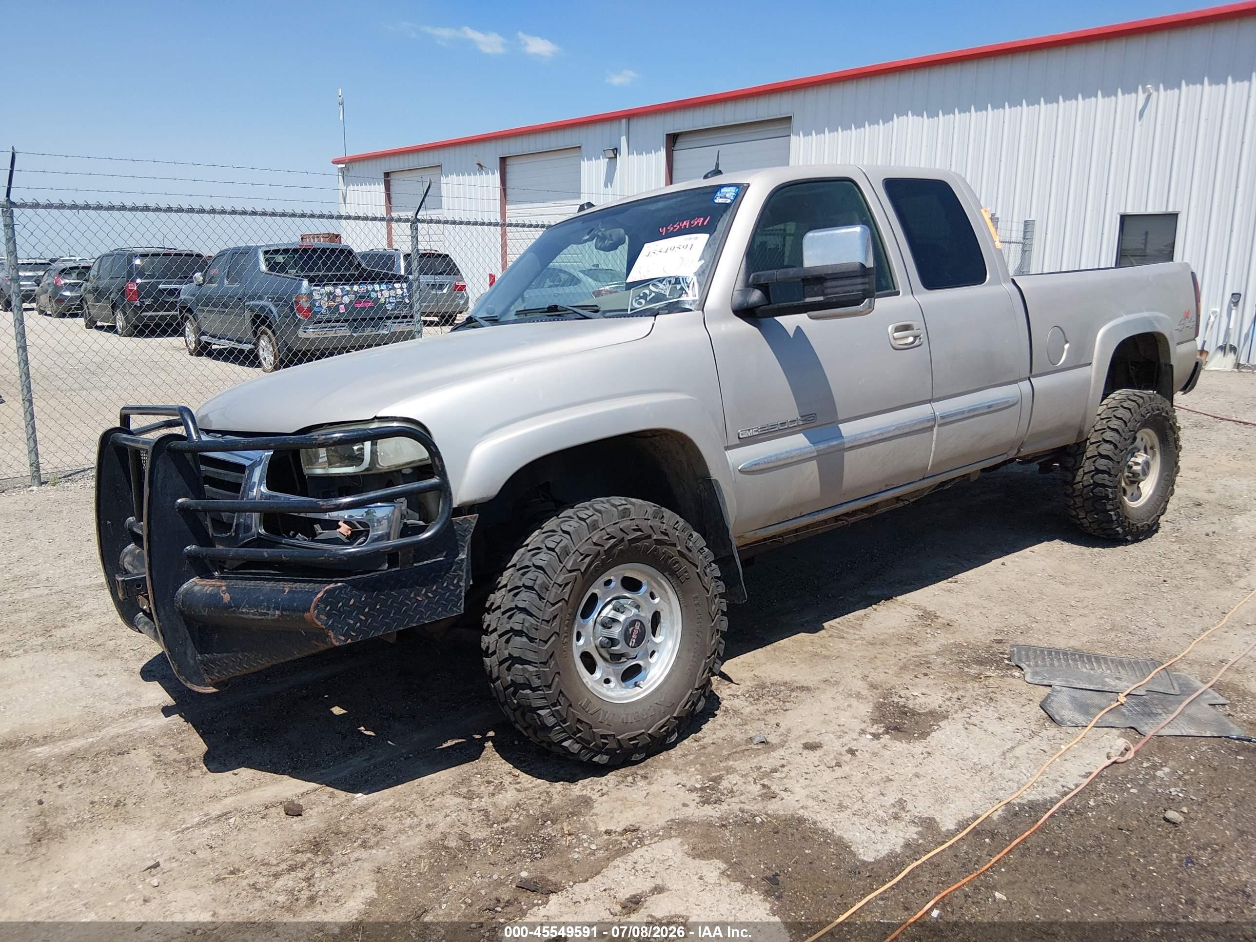 2004 Gmc Sierra 2500hd Slt Silver vin: 1GTHK29U44E228056