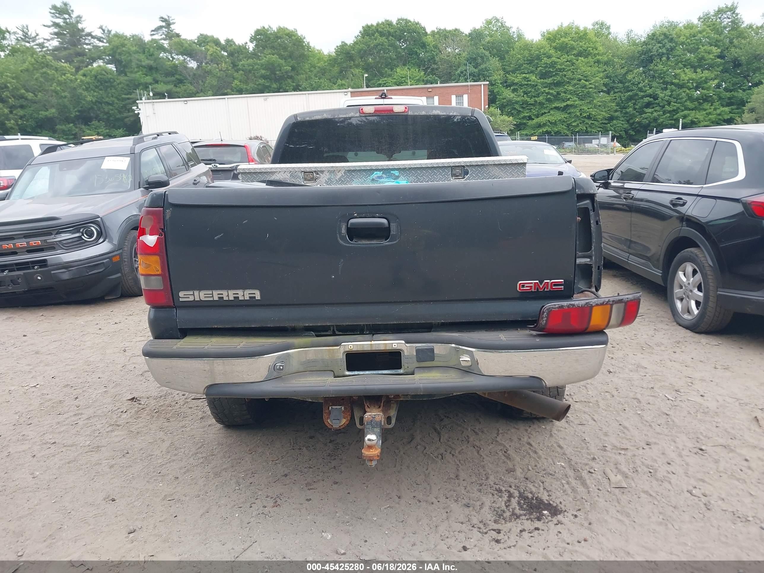 2005 Gmc Sierra 2500hd Sle Black vin: 1GTHK29U45E152520
