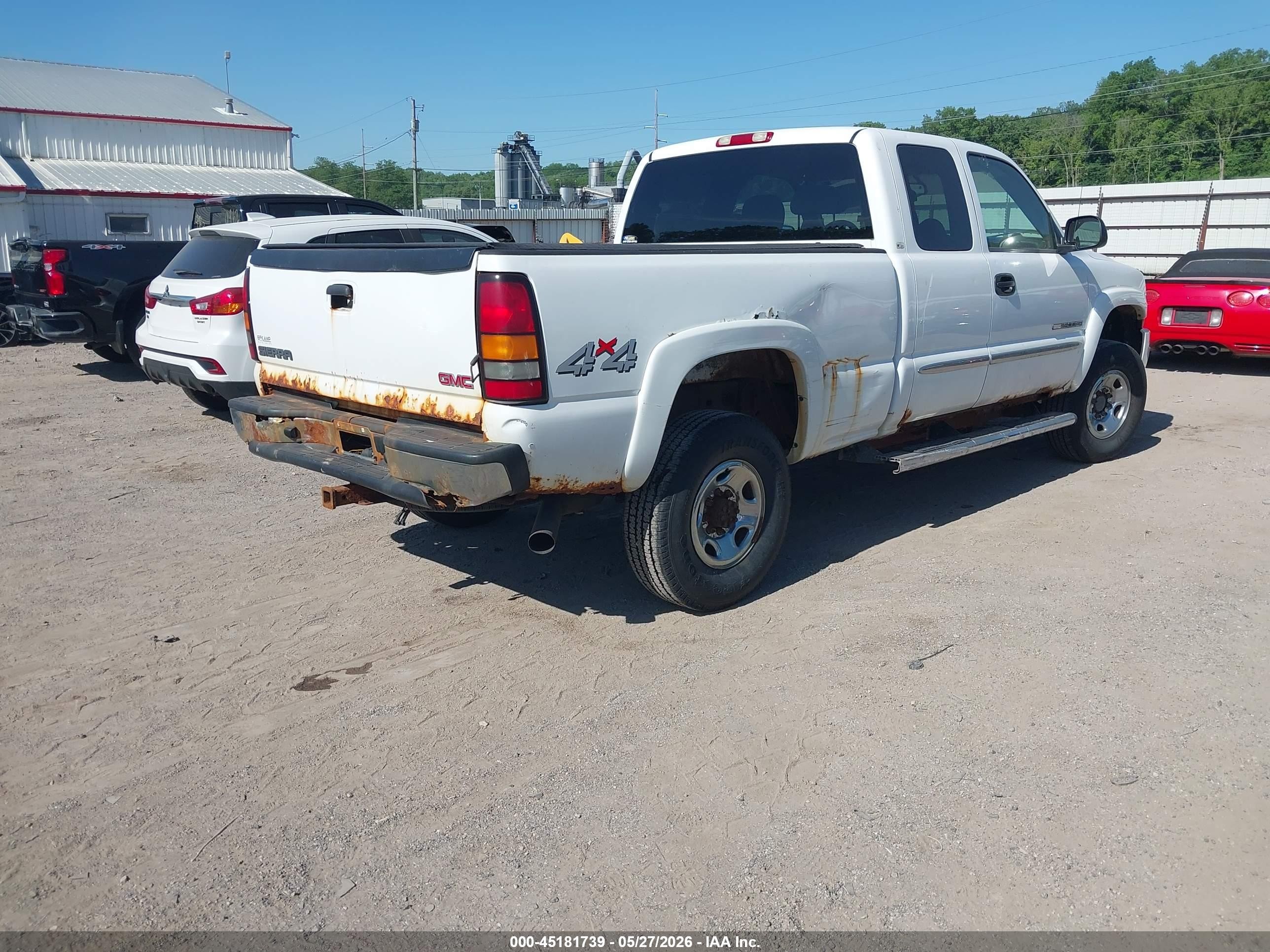 2006 Gmc Sierra 2500hd Sle1 White vin: 1GTHK29U46E170954