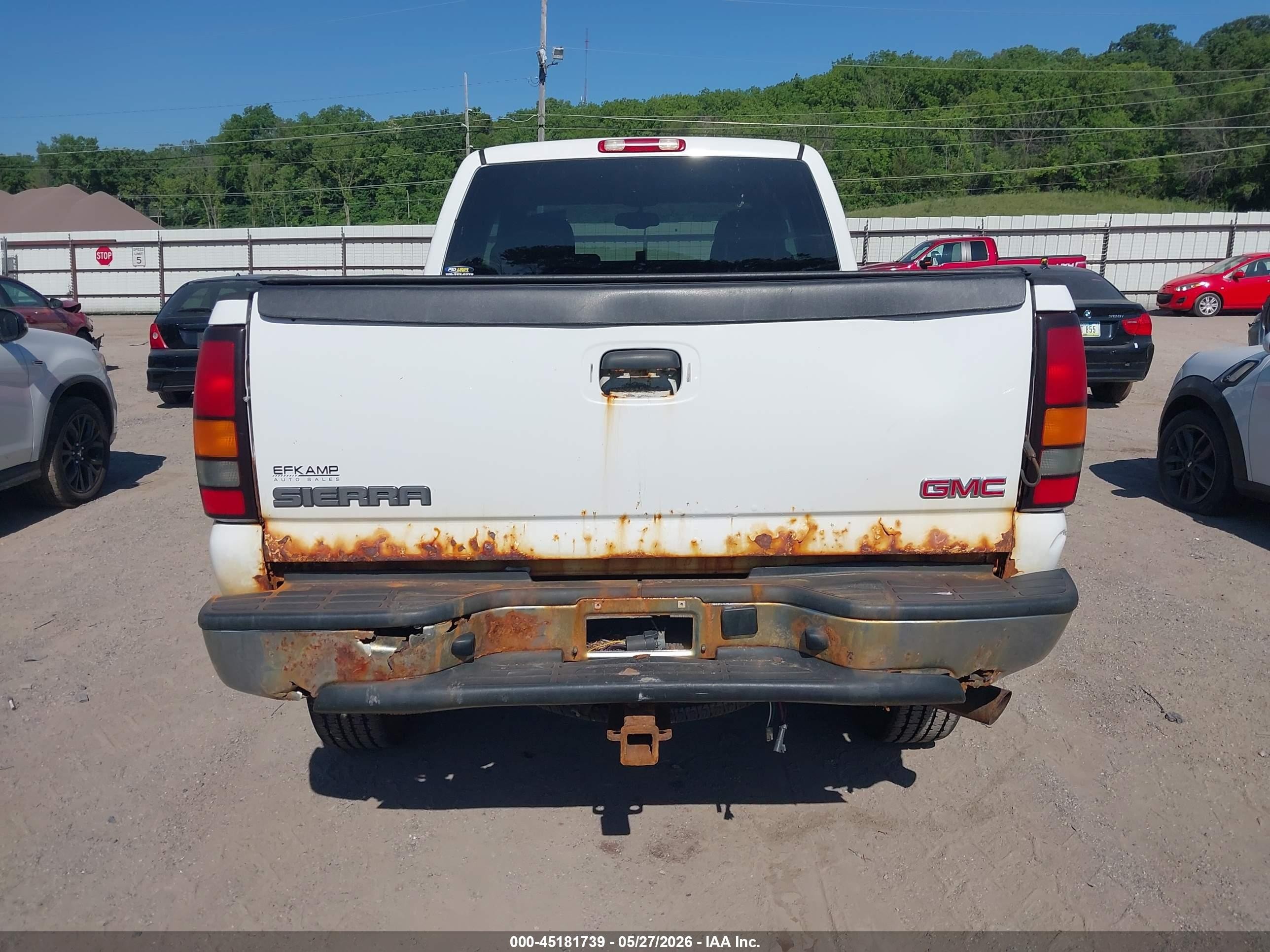 2006 Gmc Sierra 2500hd Sle1 White vin: 1GTHK29U46E170954