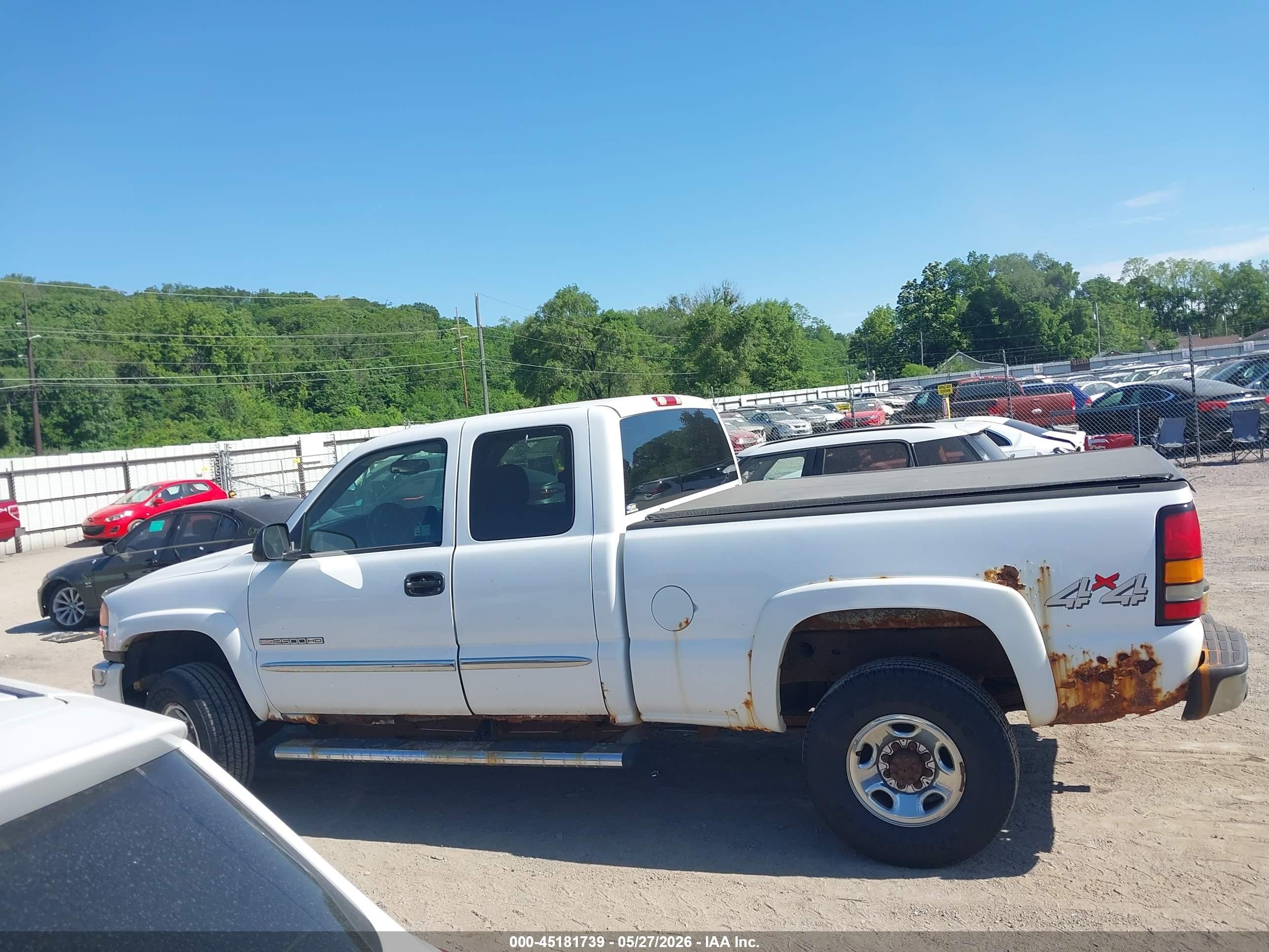 2006 Gmc Sierra 2500hd Sle1 White vin: 1GTHK29U46E170954