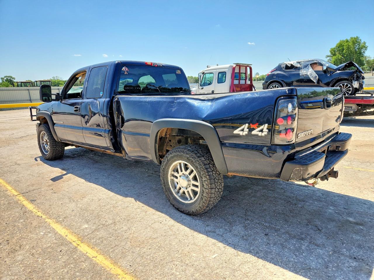 2006 Gmc Sierra K2500 Heavy Duty Blue vin: 1GTHK29U66E183771