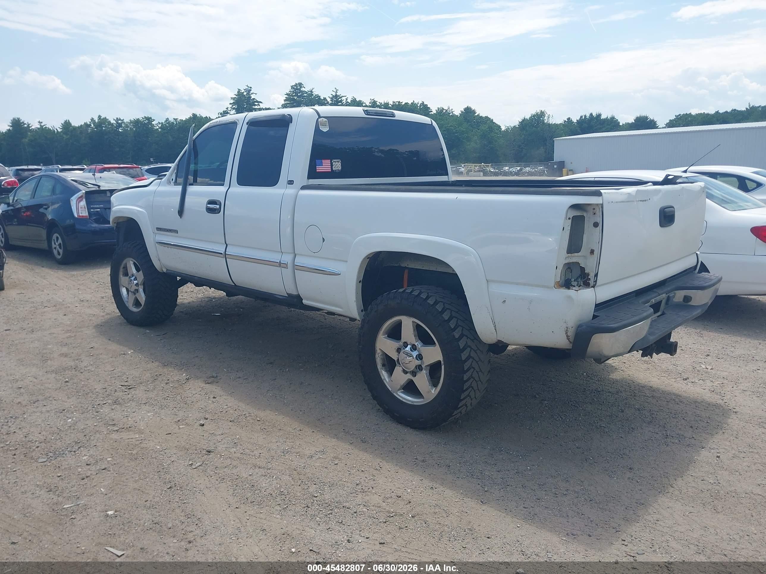 2001 Gmc Sierra 2500hd Sle White vin: 1GTHK29U71Z310044