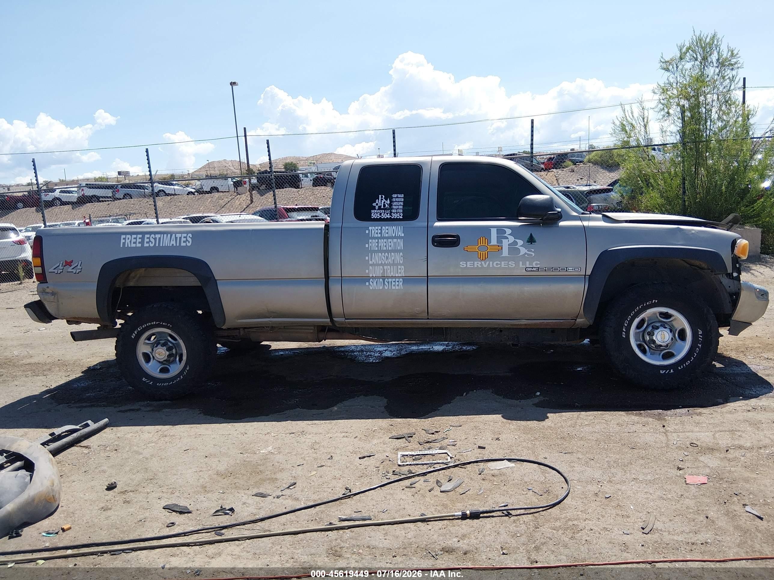 2002 Gmc Sierra 2500hd Standard Золотой vin: 1GTHK29U72E220689