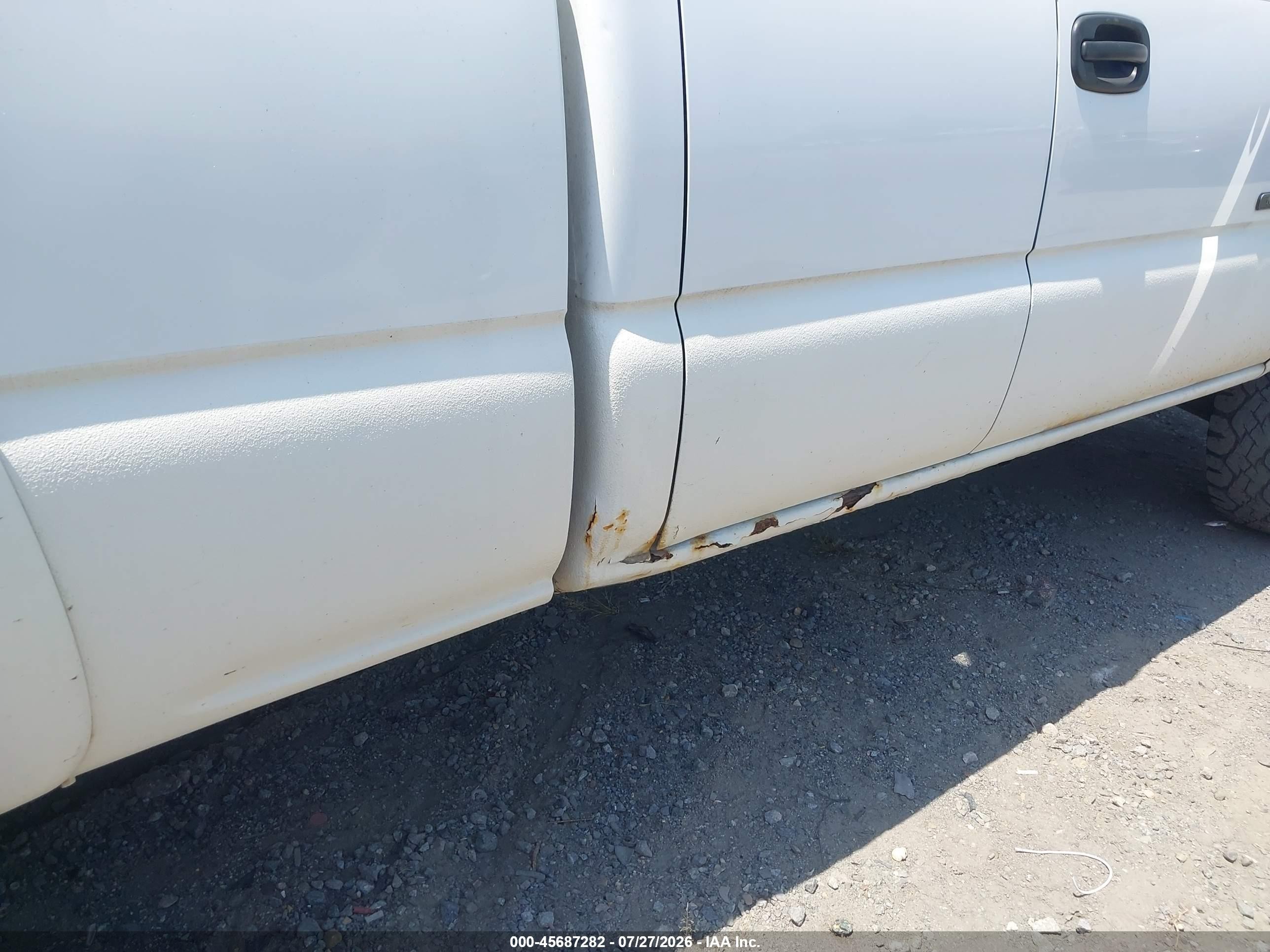 2005 Gmc Sierra 2500hd Slt White vin: 1GTHK29U75E177797
