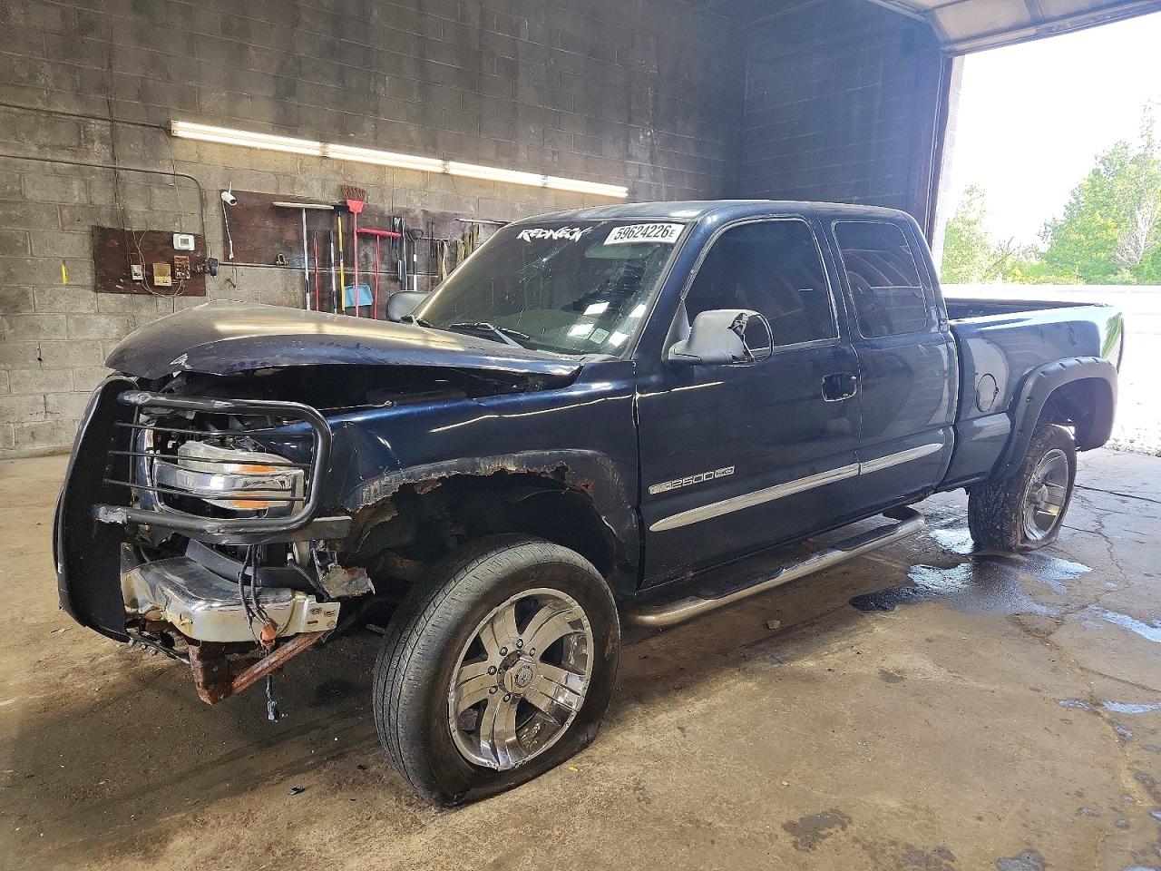 2005 Gmc Sierra K2500 Heavy Duty Black vin: 1GTHK29U75E187214