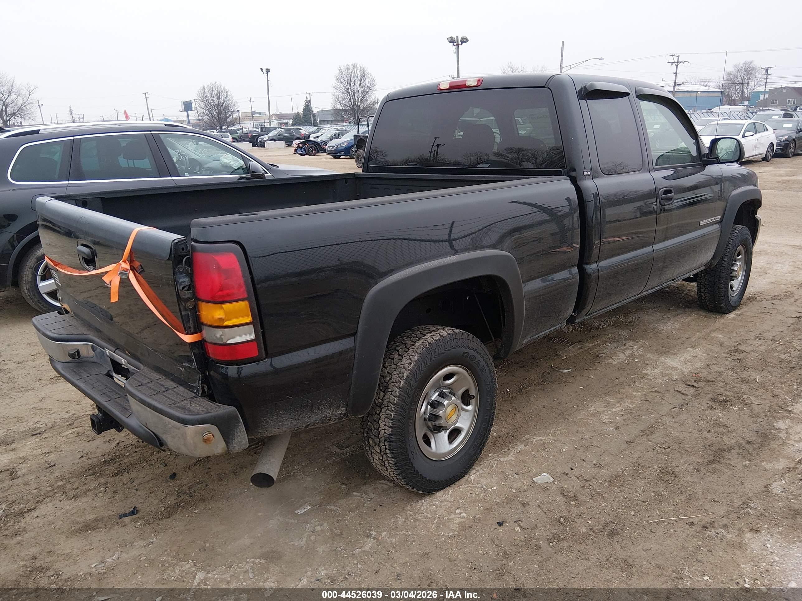 2004 Gmc Sierra 2500hd Sle Черный vin: 1GTHK29U84E227332