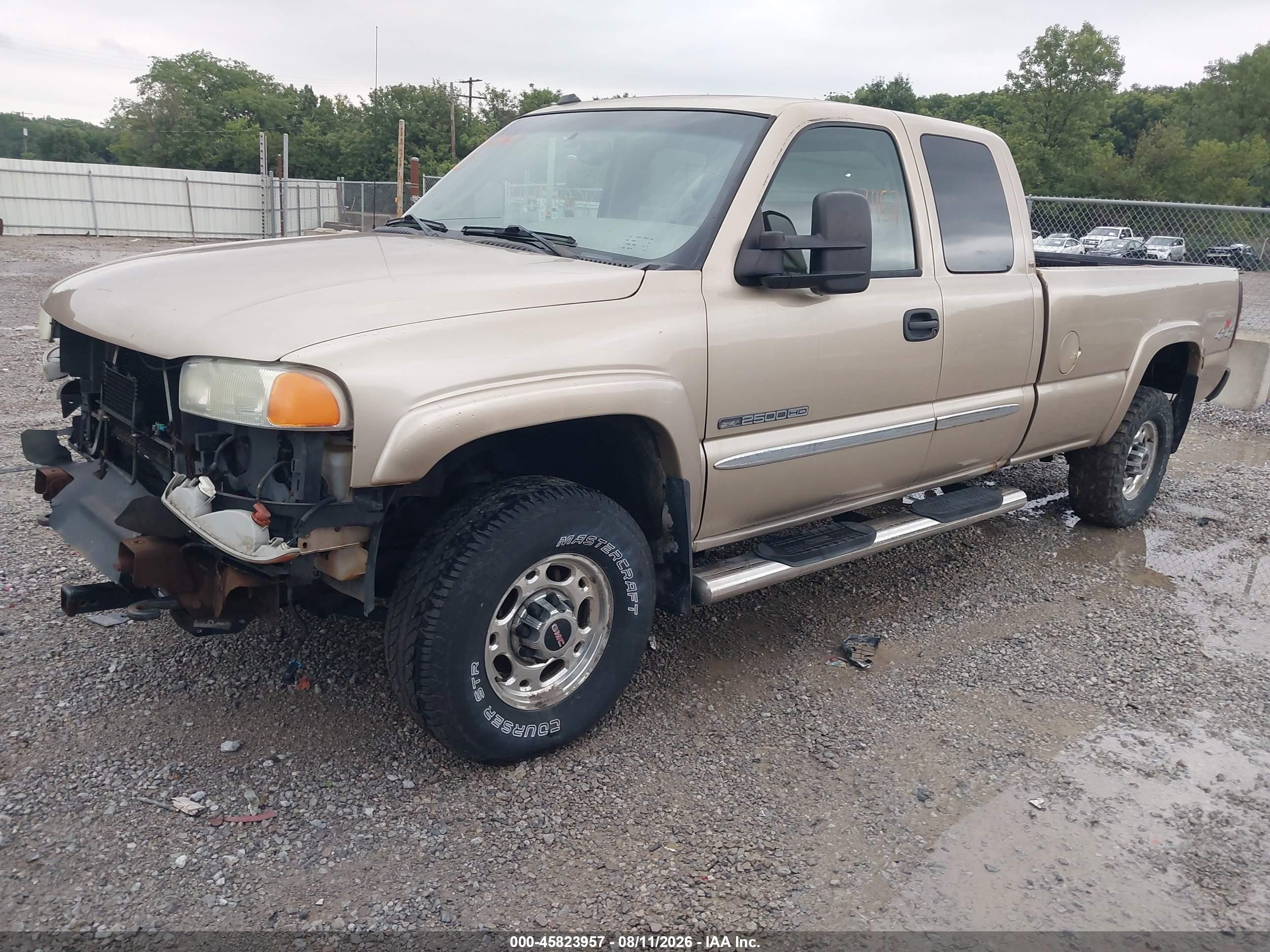 2004 Gmc Sierra 2500hd Sle Gold vin: 1GTHK29U94E172390