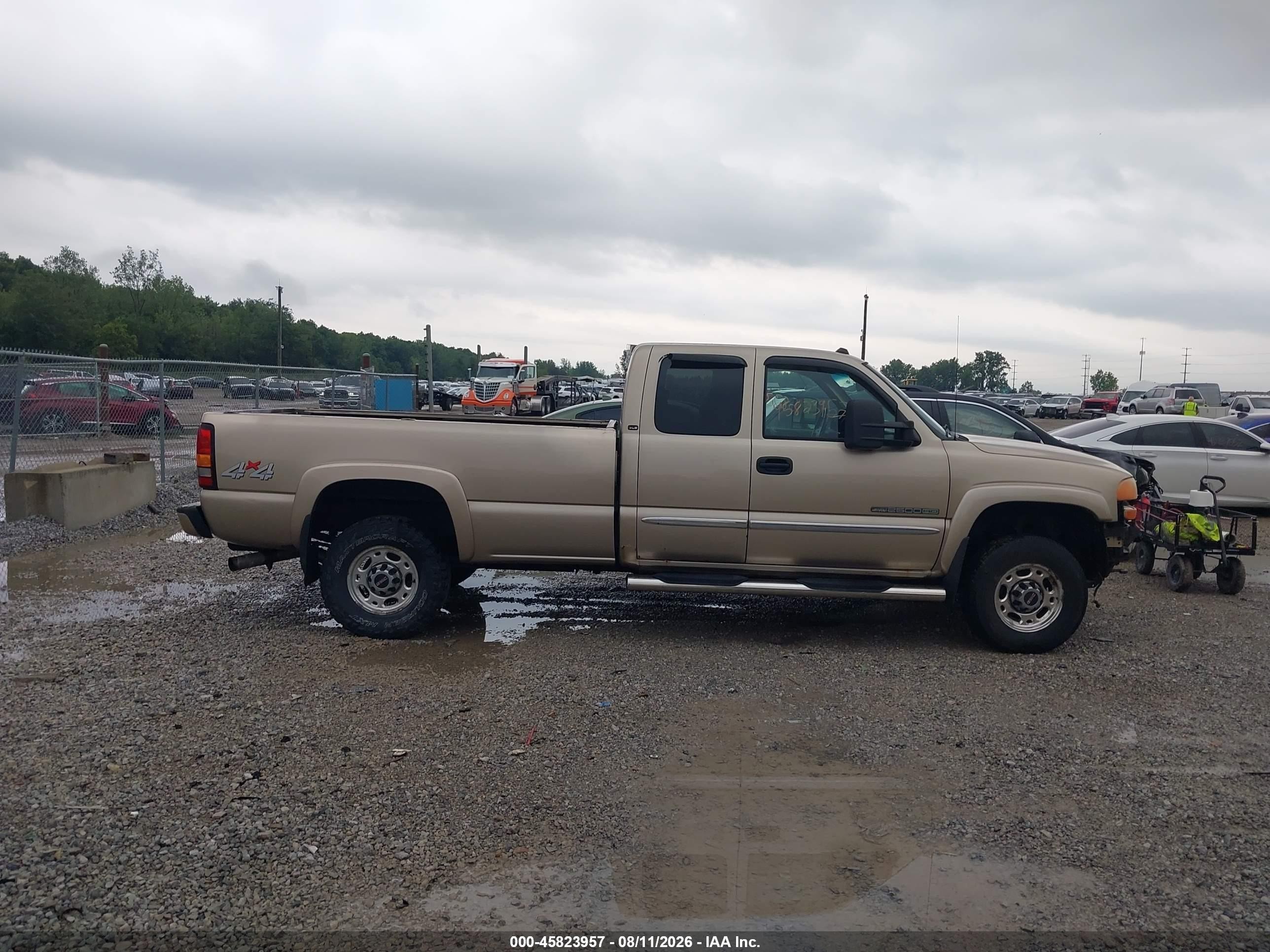 2004 Gmc Sierra 2500hd Sle Gold vin: 1GTHK29U94E172390
