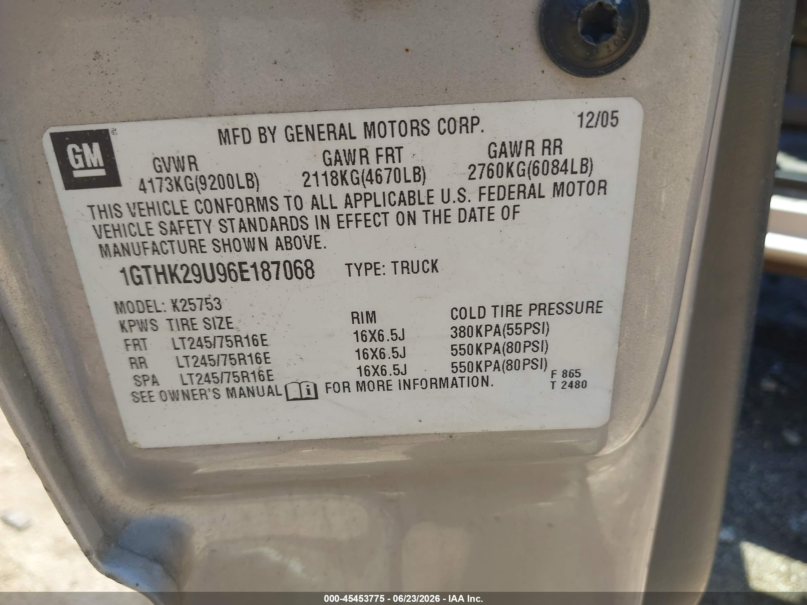 2006 Gmc Sierra 2500hd Work Truck Beige vin: 1GTHK29U96E187068