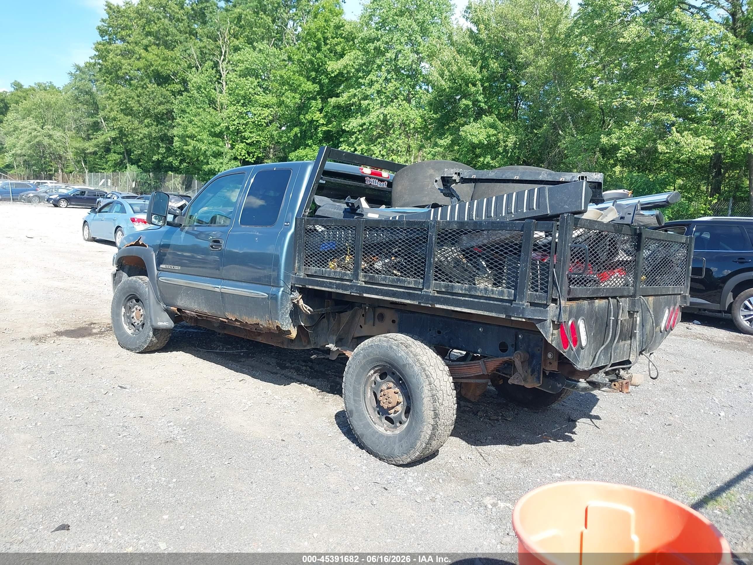 2006 Gmc Sierra 2500hd Sle1 Blue vin: 1GTHK29U96E270774
