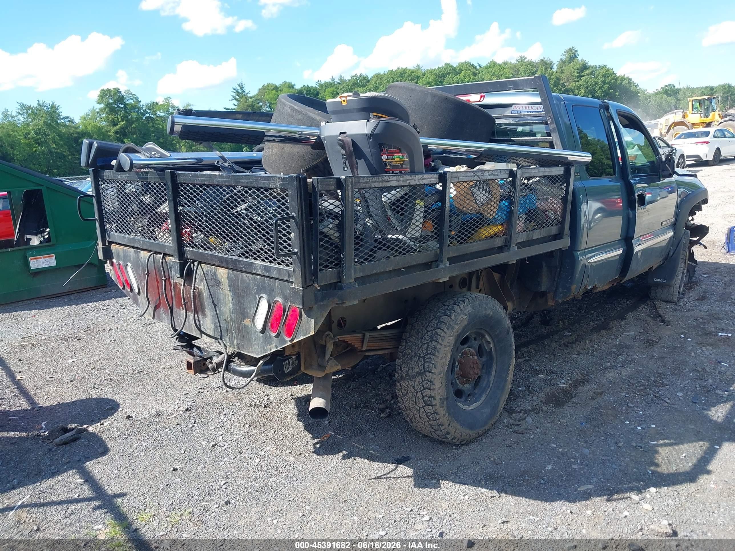 2006 Gmc Sierra 2500hd Sle1 Blue vin: 1GTHK29U96E270774