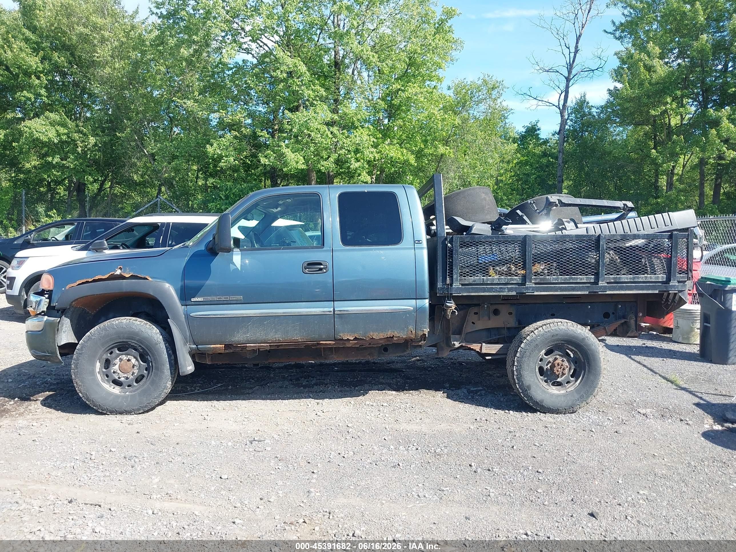 2006 Gmc Sierra 2500hd Sle1 Blue vin: 1GTHK29U96E270774