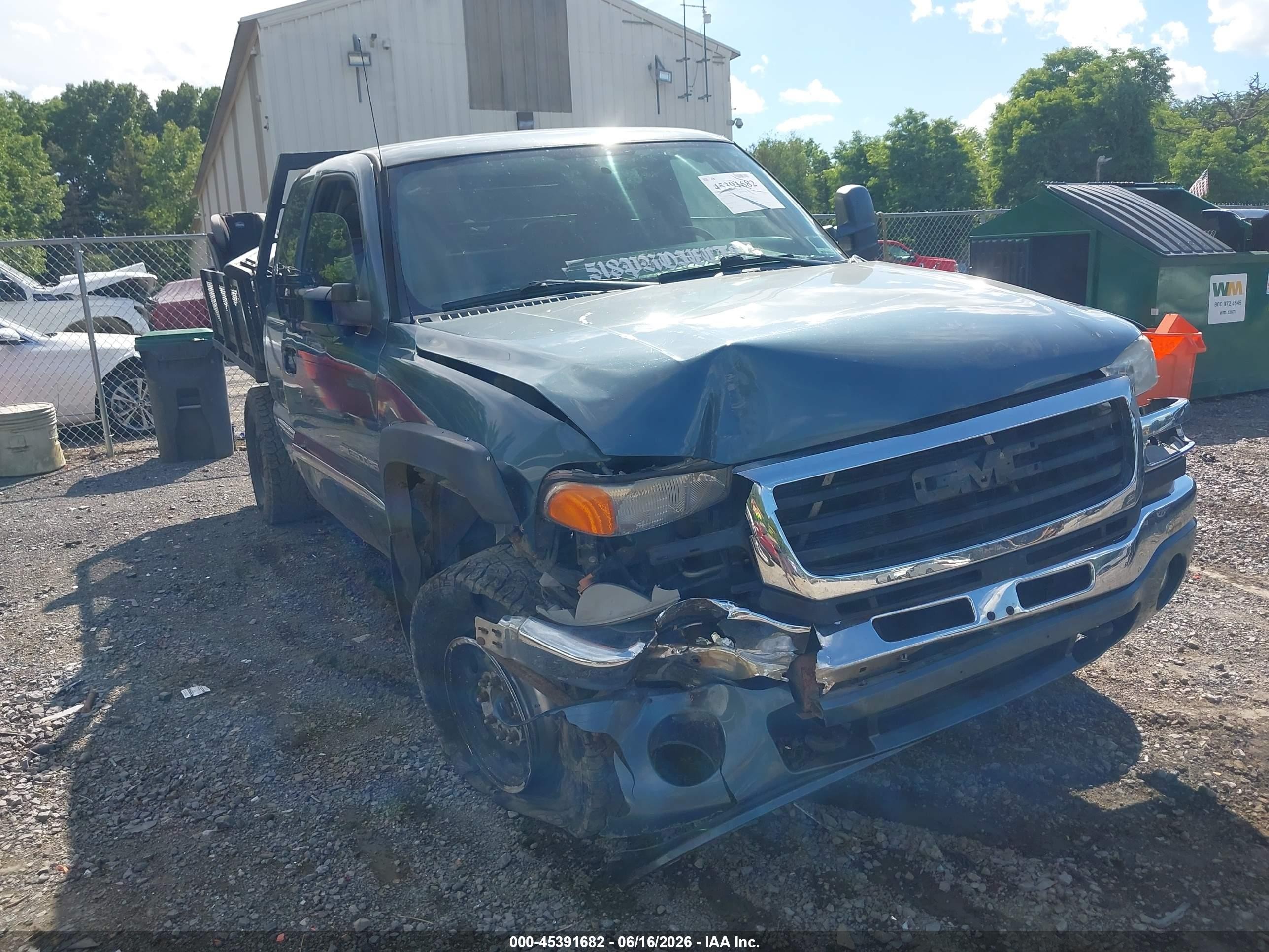 2006 Gmc Sierra 2500hd Sle1 Blue vin: 1GTHK29U96E270774