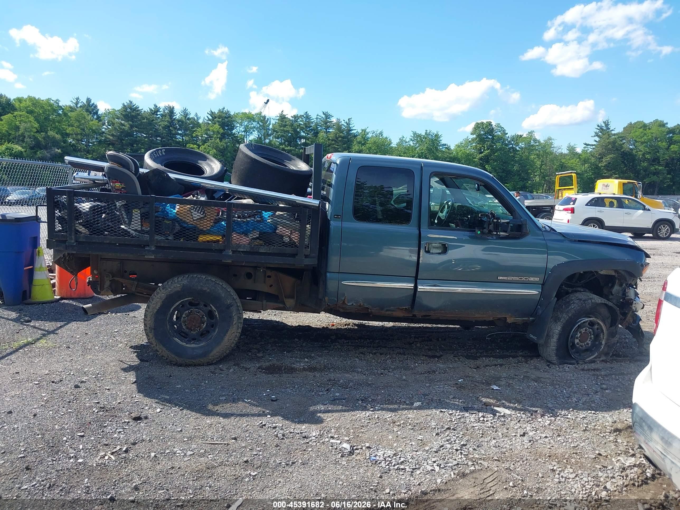 2006 Gmc Sierra 2500hd Sle1 Blue vin: 1GTHK29U96E270774