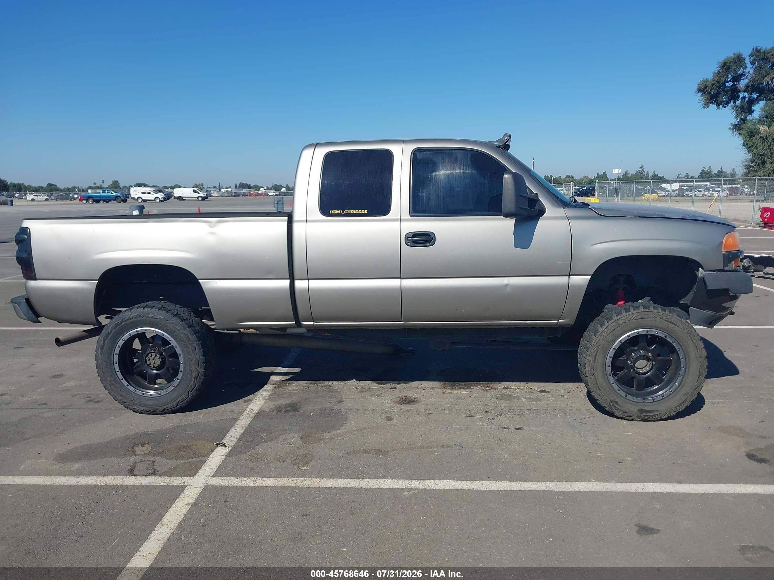 2001 Gmc Sierra 2500hd Sle Silver vin: 1GTHK29UX1E166836