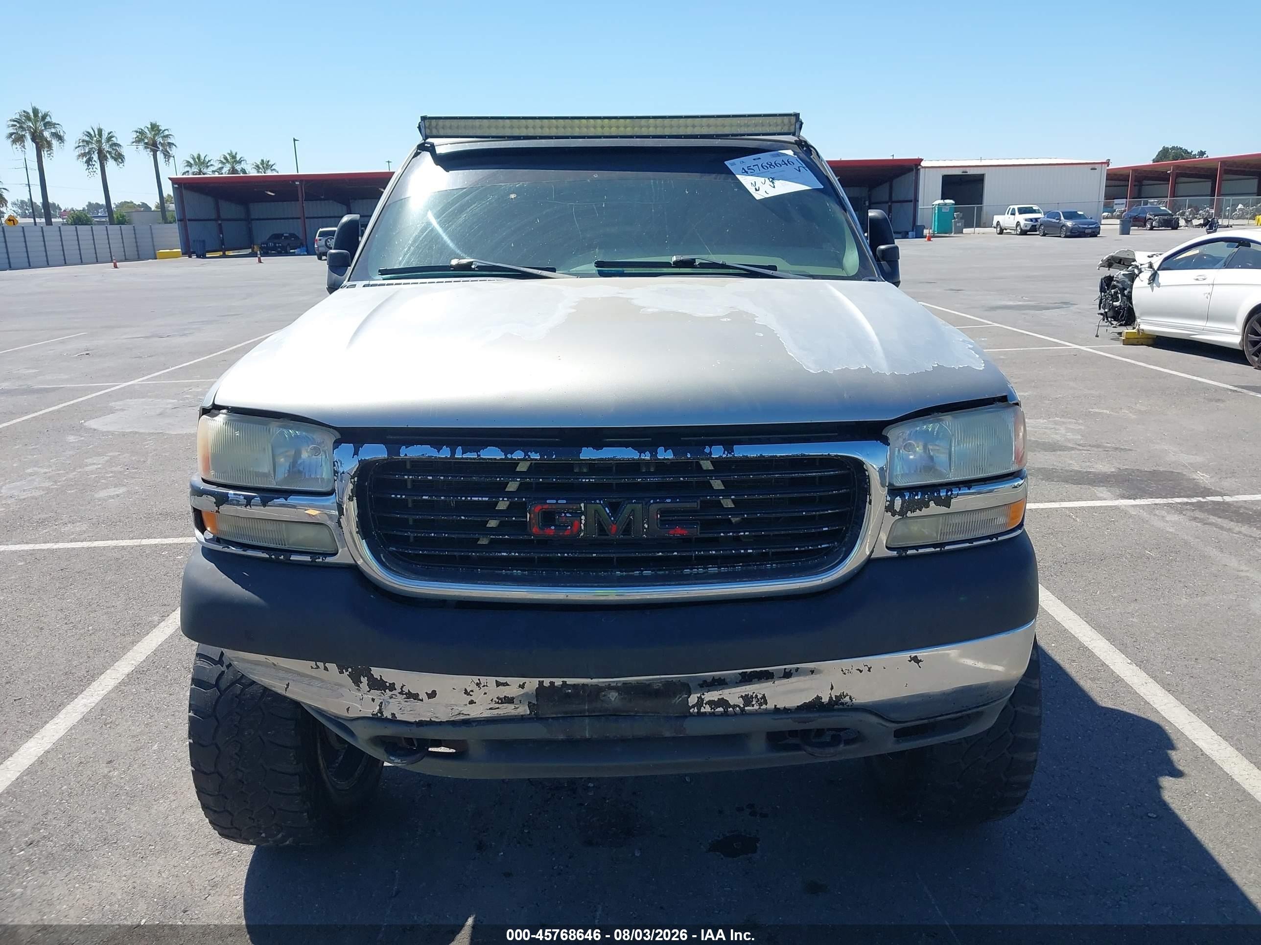 2001 Gmc Sierra 2500hd Sle Silver vin: 1GTHK29UX1E166836