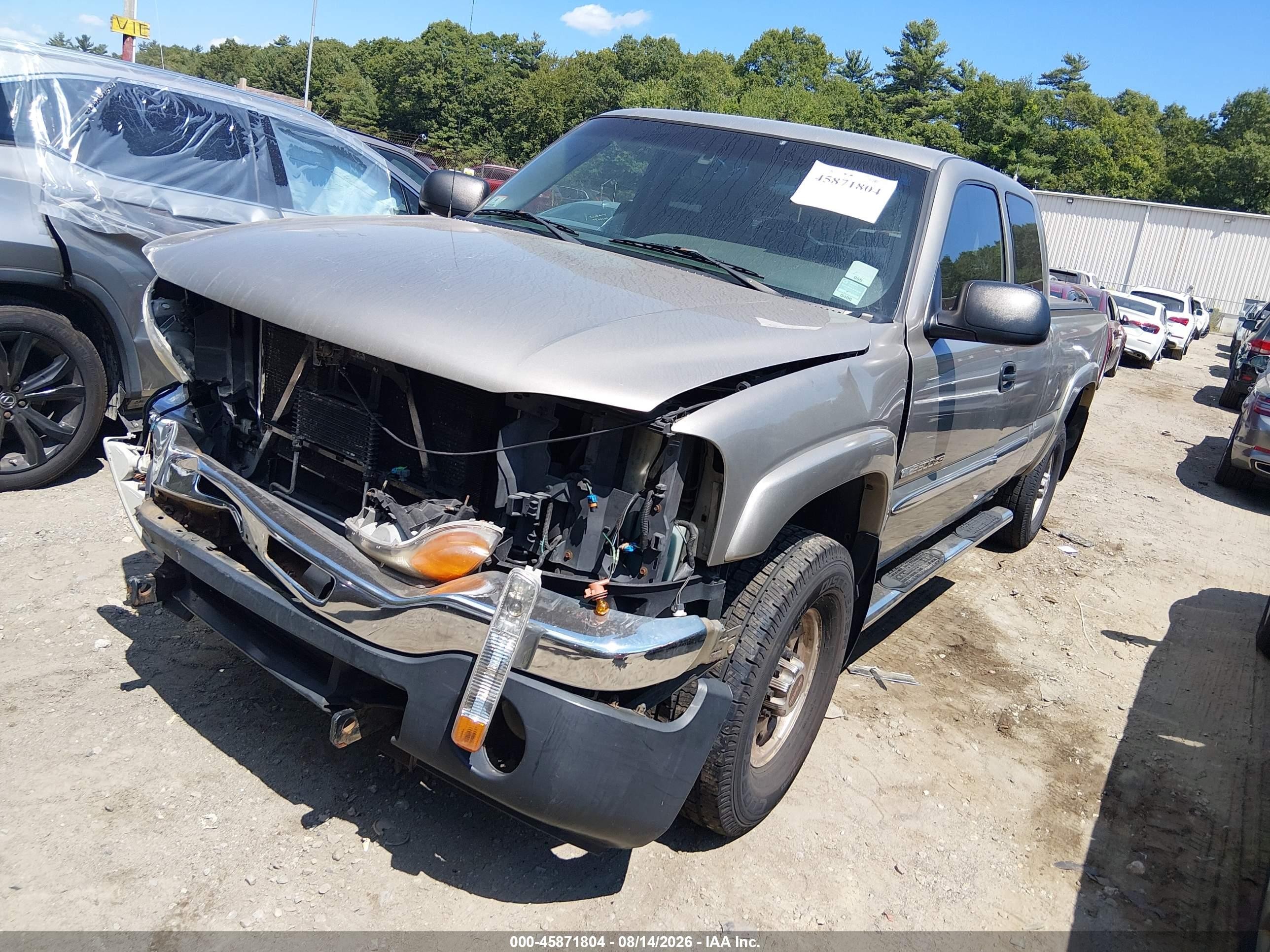 2003 Gmc Sierra 2500hd Sle Champagne vin: 1GTHK29UX3E240503