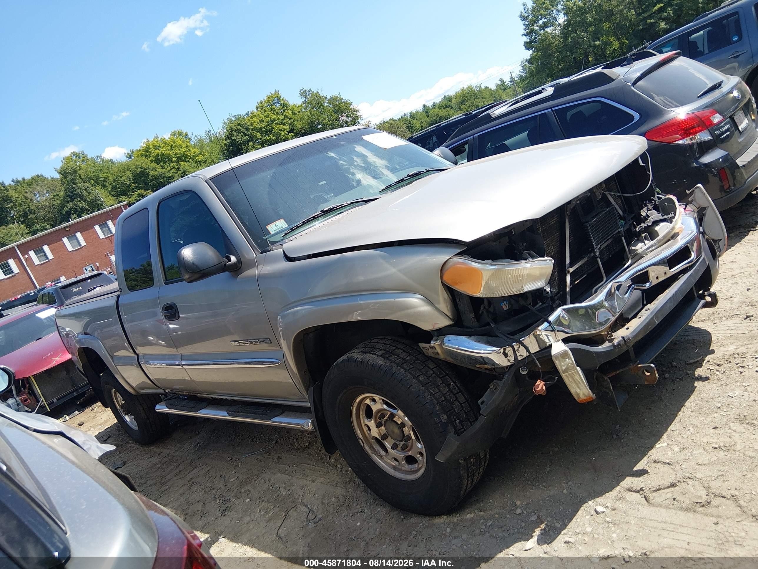 2003 Gmc Sierra 2500hd Sle Champagne vin: 1GTHK29UX3E240503