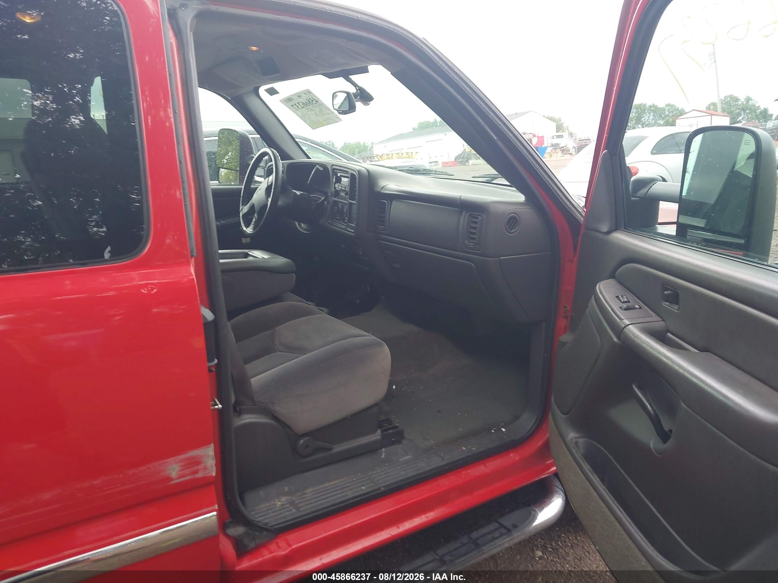 2004 Gmc Sierra 2500hd Sle Red vin: 1GTHK29UX4E330512