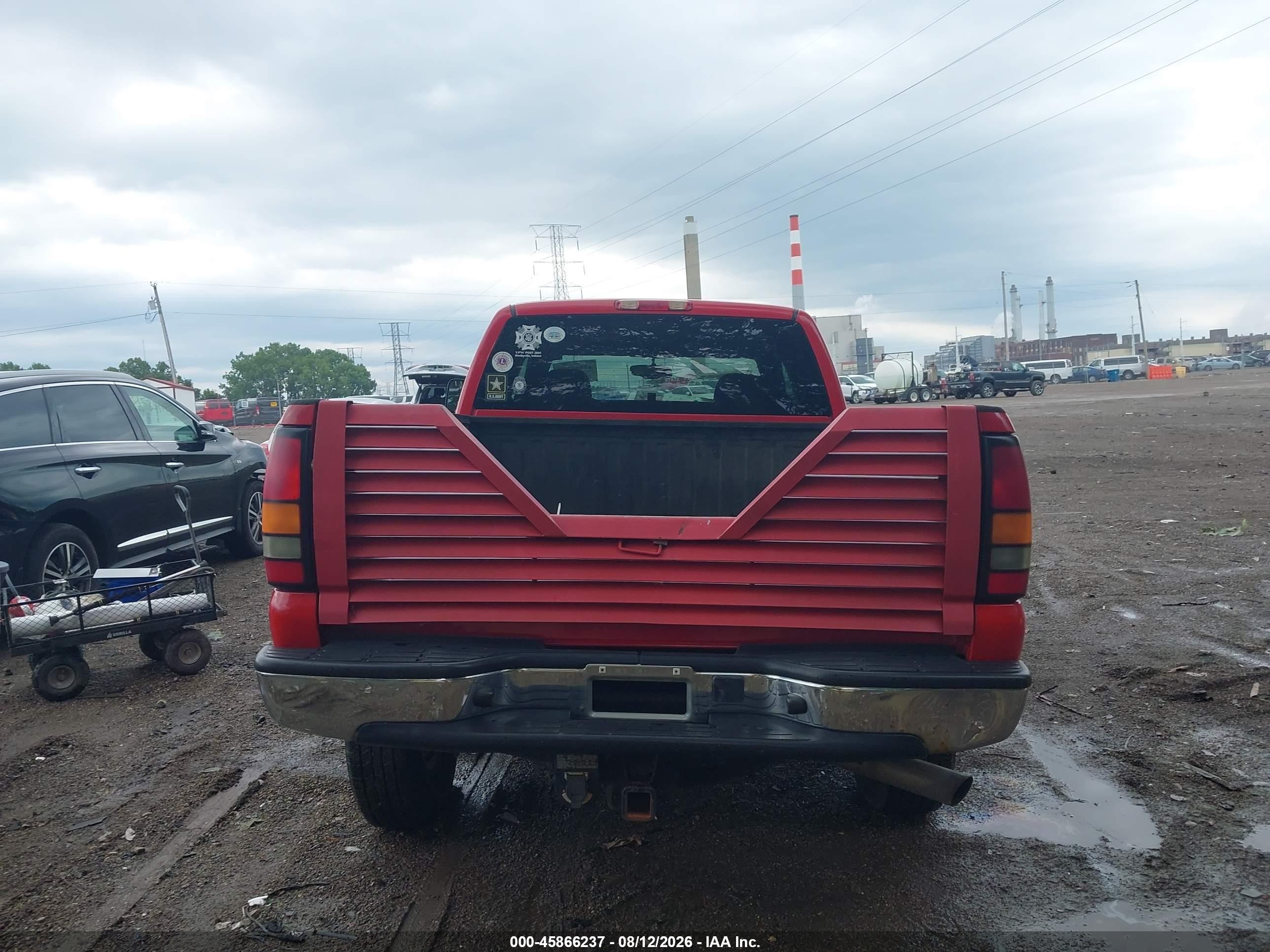 2004 Gmc Sierra 2500hd Sle Red vin: 1GTHK29UX4E330512