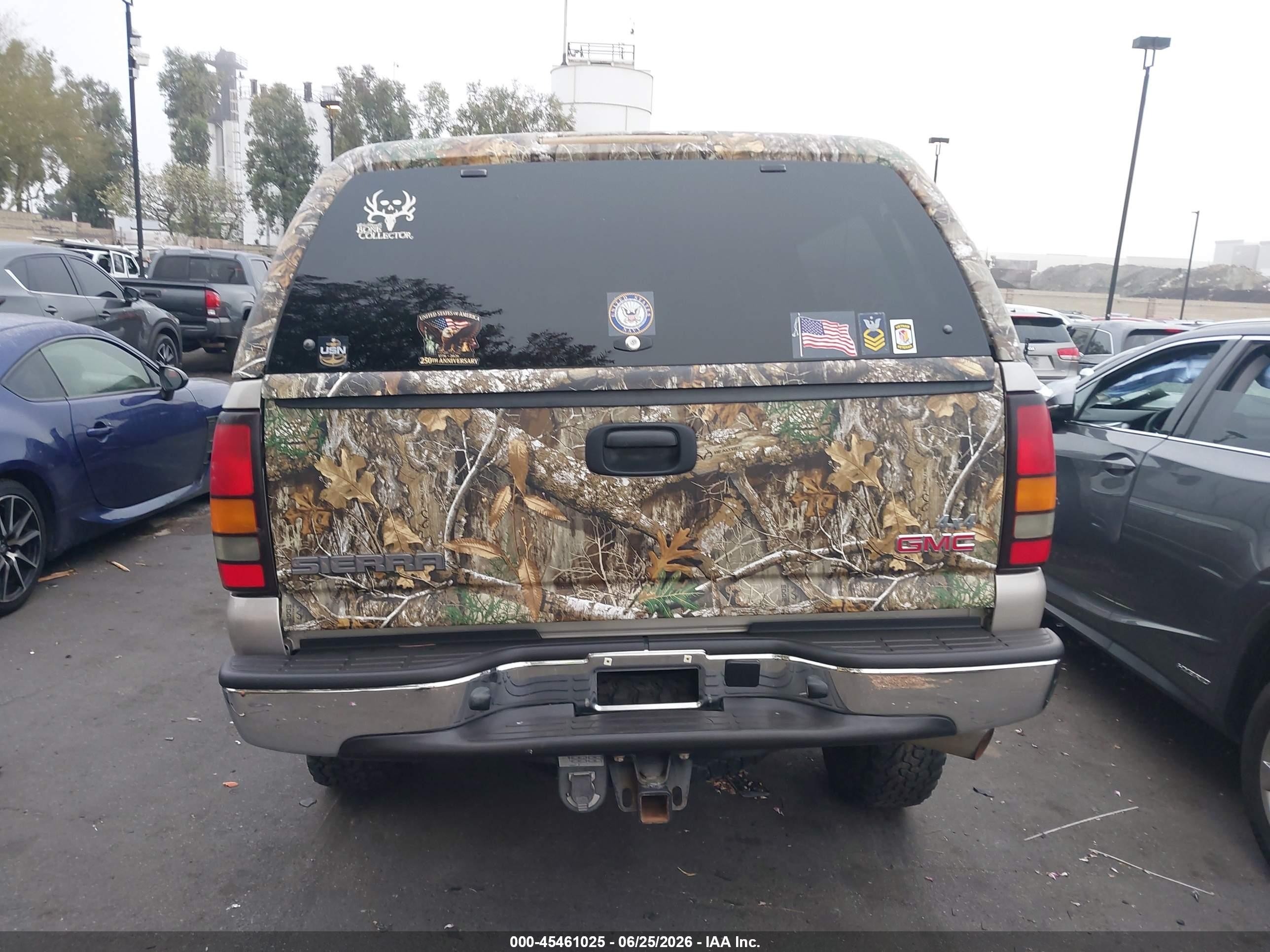 2005 Gmc Sierra 2500hd Sle Champagne vin: 1GTHK29UX5E337123