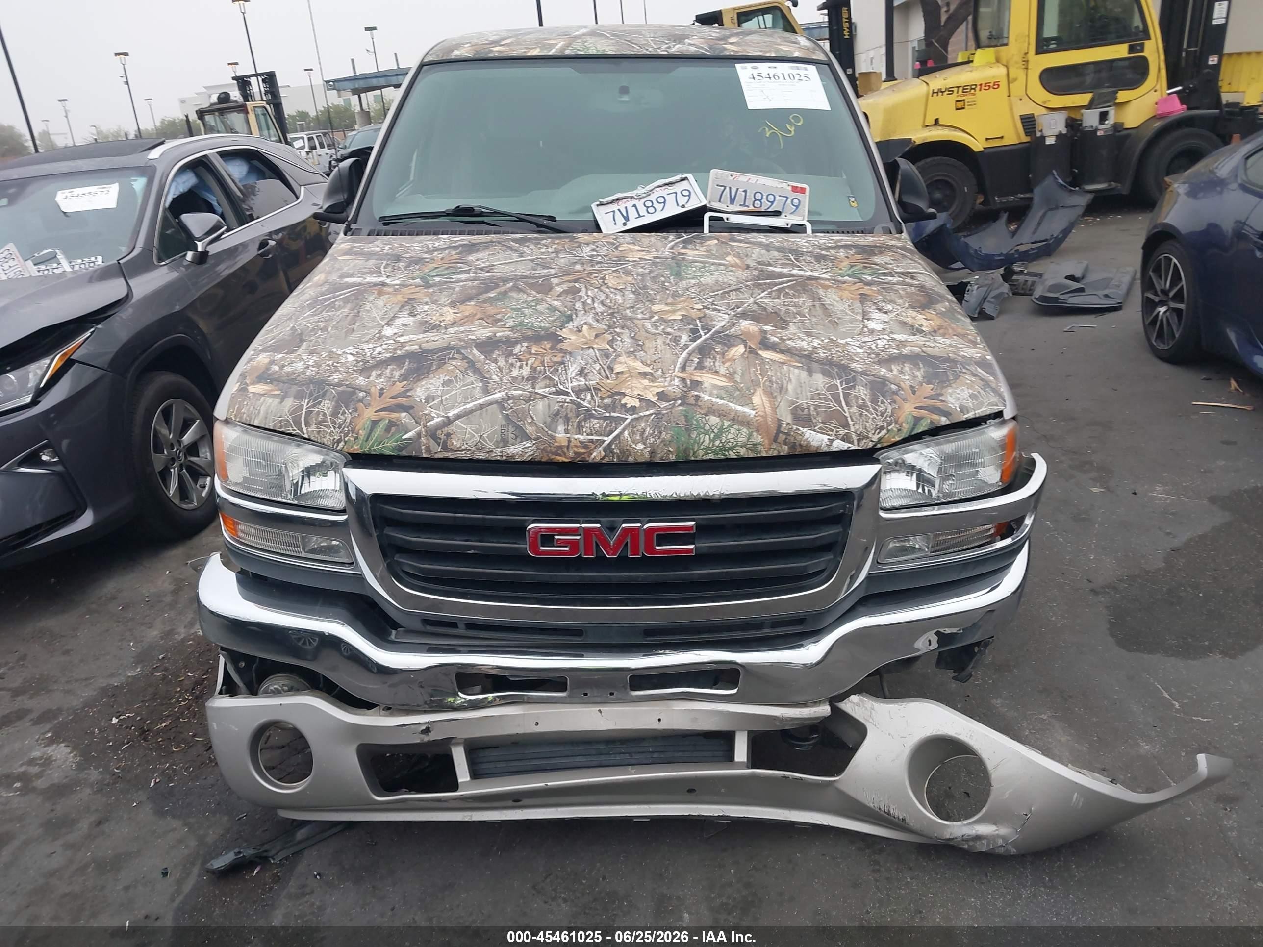 2005 Gmc Sierra 2500hd Sle Champagne vin: 1GTHK29UX5E337123