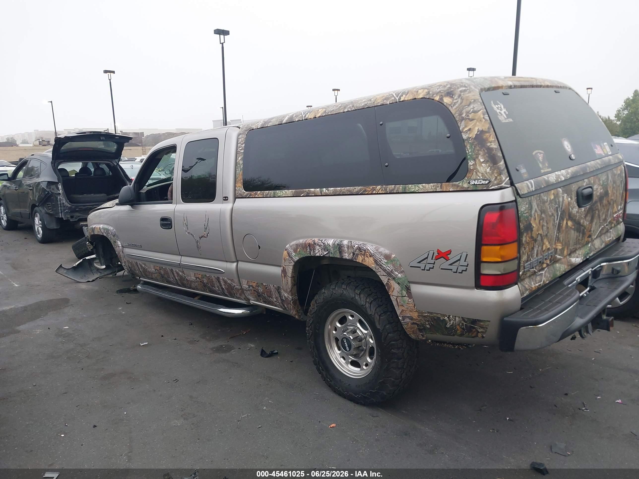 2005 Gmc Sierra 2500hd Sle Champagne vin: 1GTHK29UX5E337123