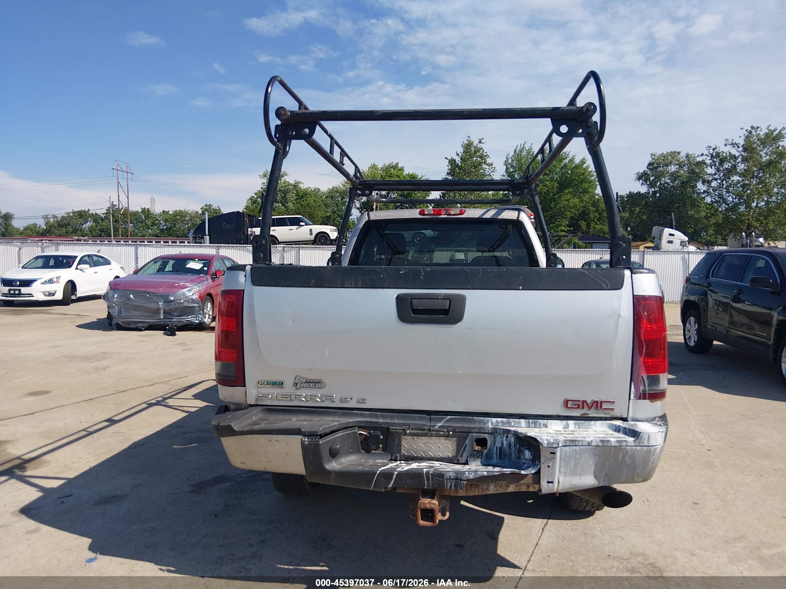 2009 Gmc Sierra 2500hd Work Truck Silver vin: 1GTHK44K29F165297