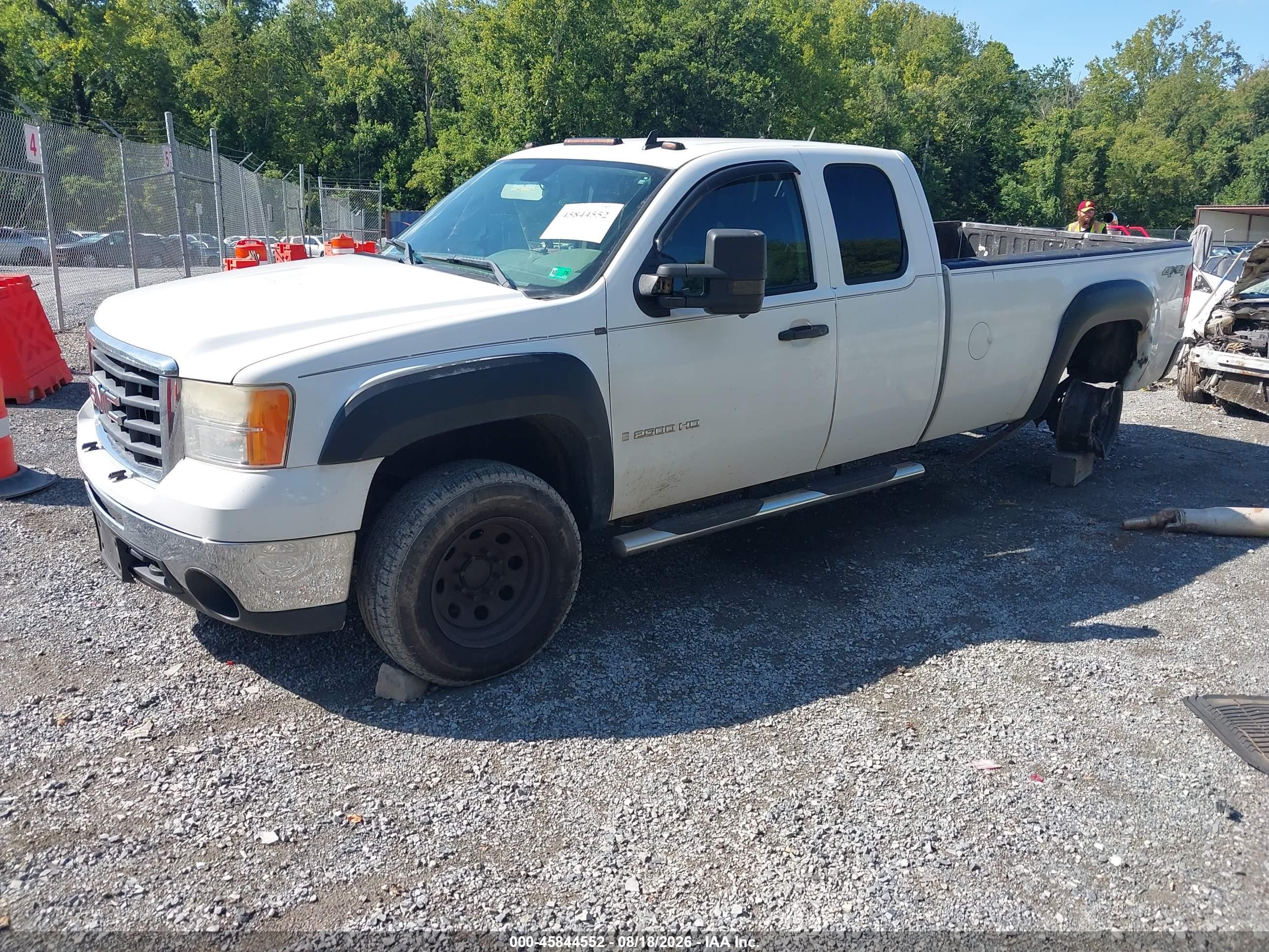 2009 Gmc Sierra 2500hd Work Truck Белый vin: 1GTHK49K39E106497
