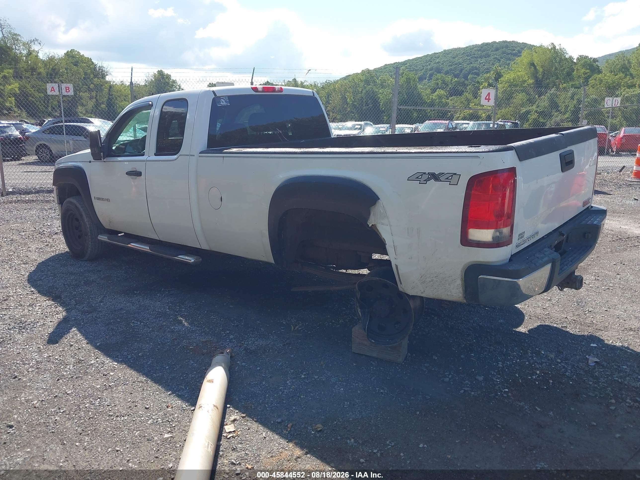 2009 Gmc Sierra 2500hd Work Truck Белый vin: 1GTHK49K39E106497